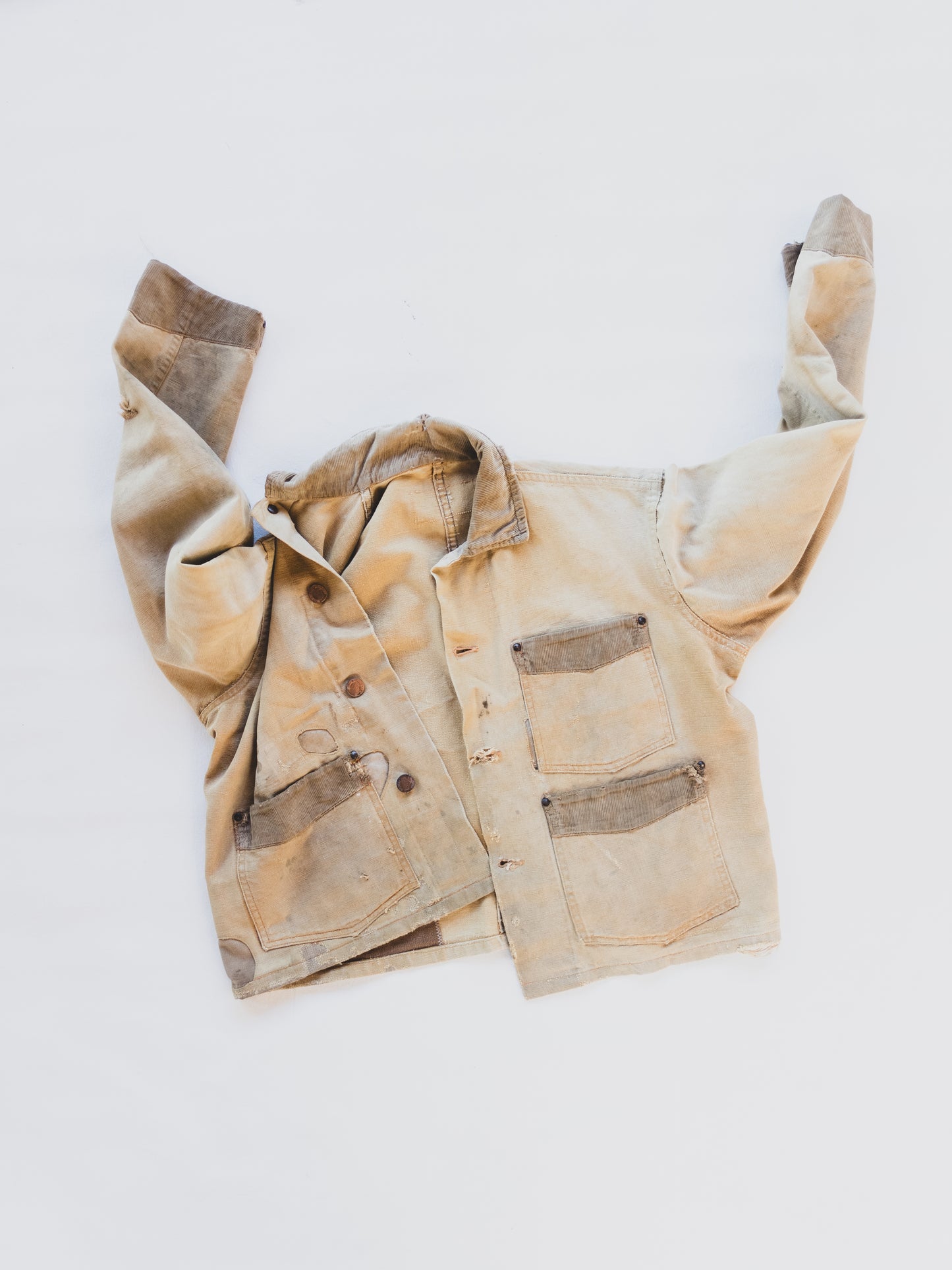 1930's Rare Canvas Brush Jacket - M/L