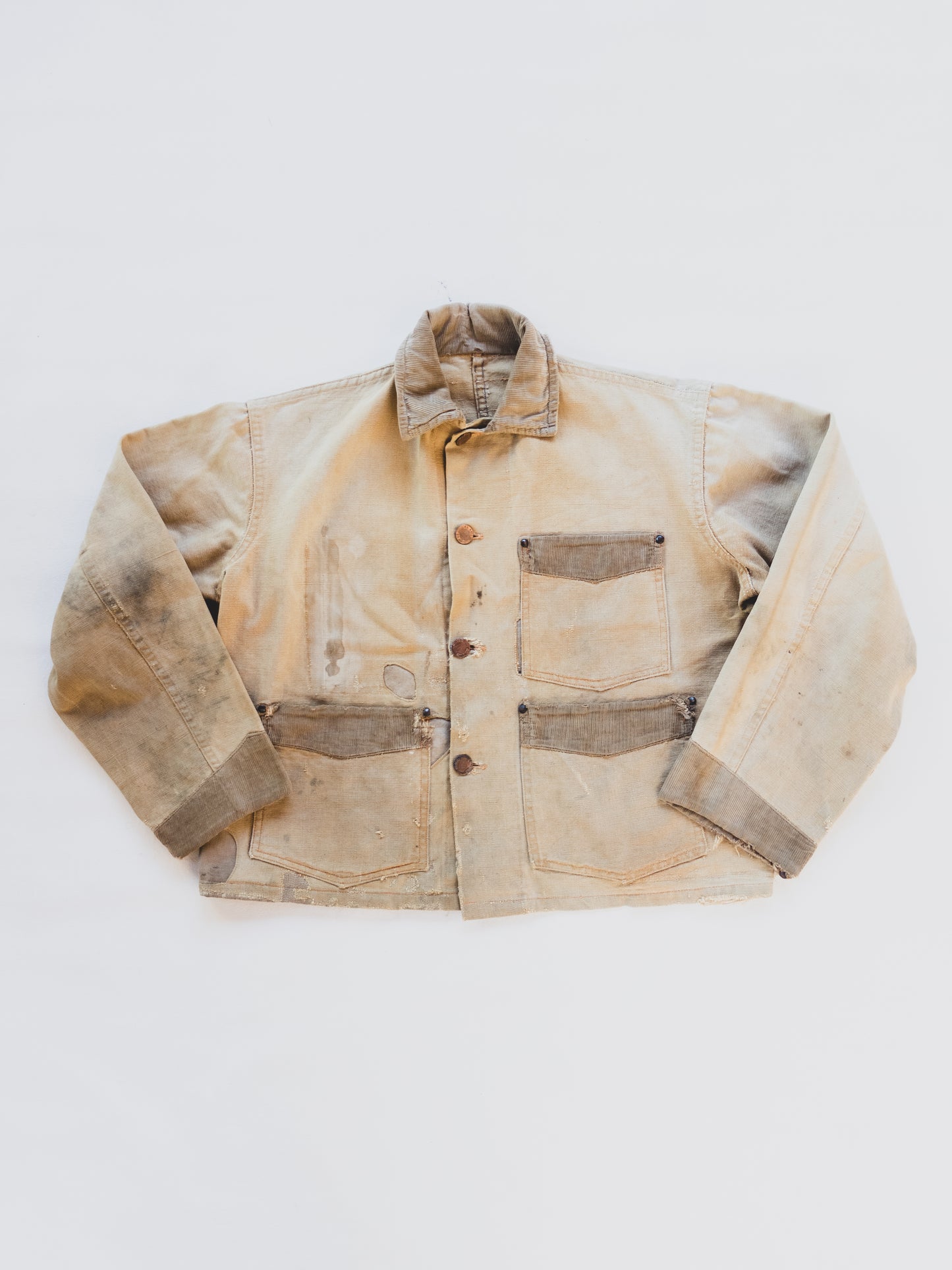 1930's Rare Canvas Brush Jacket - M/L