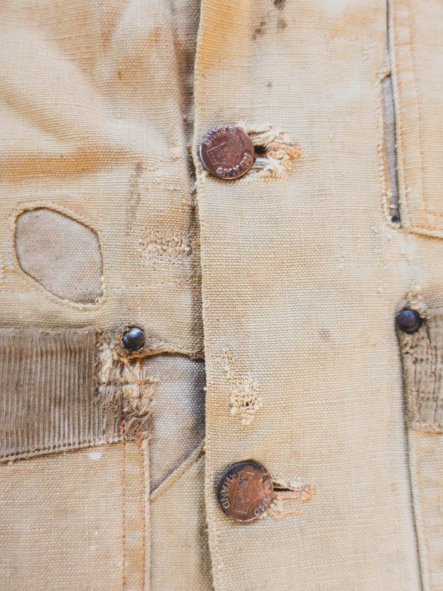 1930's Rare Canvas Brush Jacket - M/L