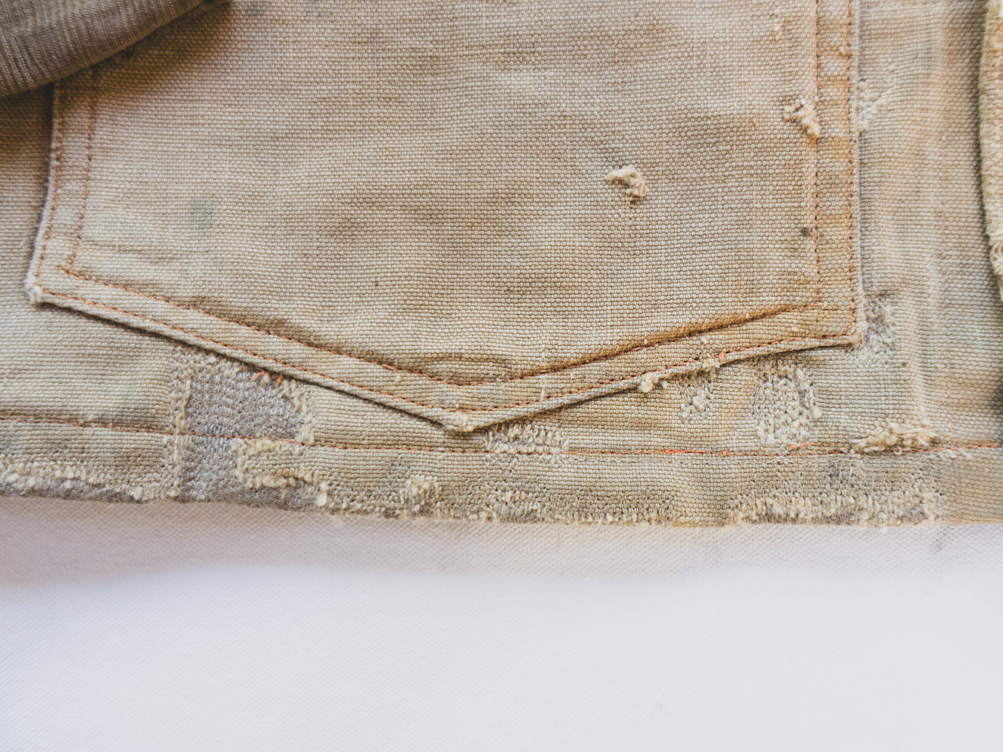 1930's Rare Canvas Brush Jacket - M/L