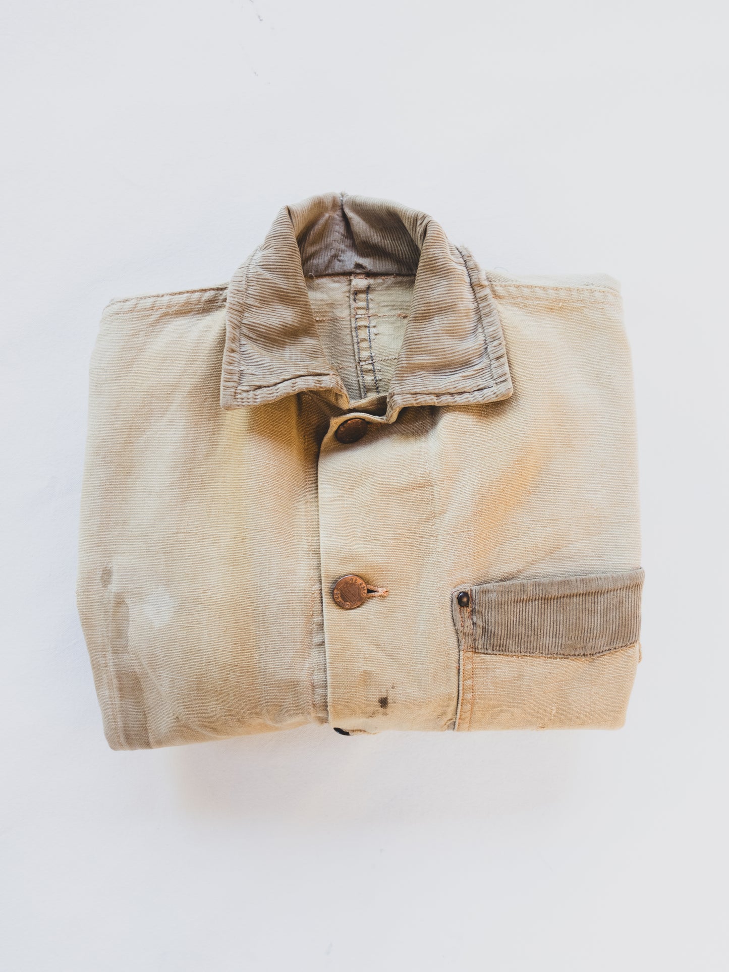 1930's Rare Canvas Brush Jacket - M/L