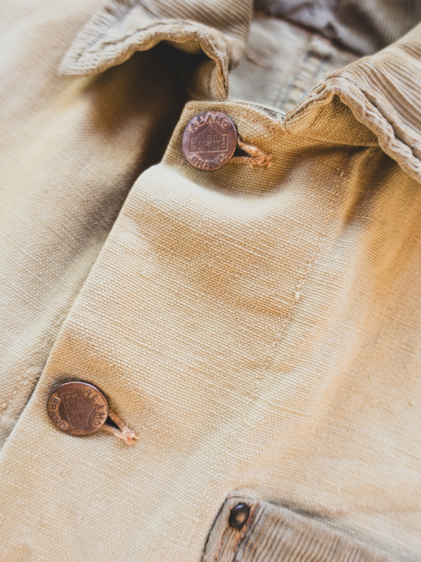 1930's Rare Canvas Brush Jacket - M/L