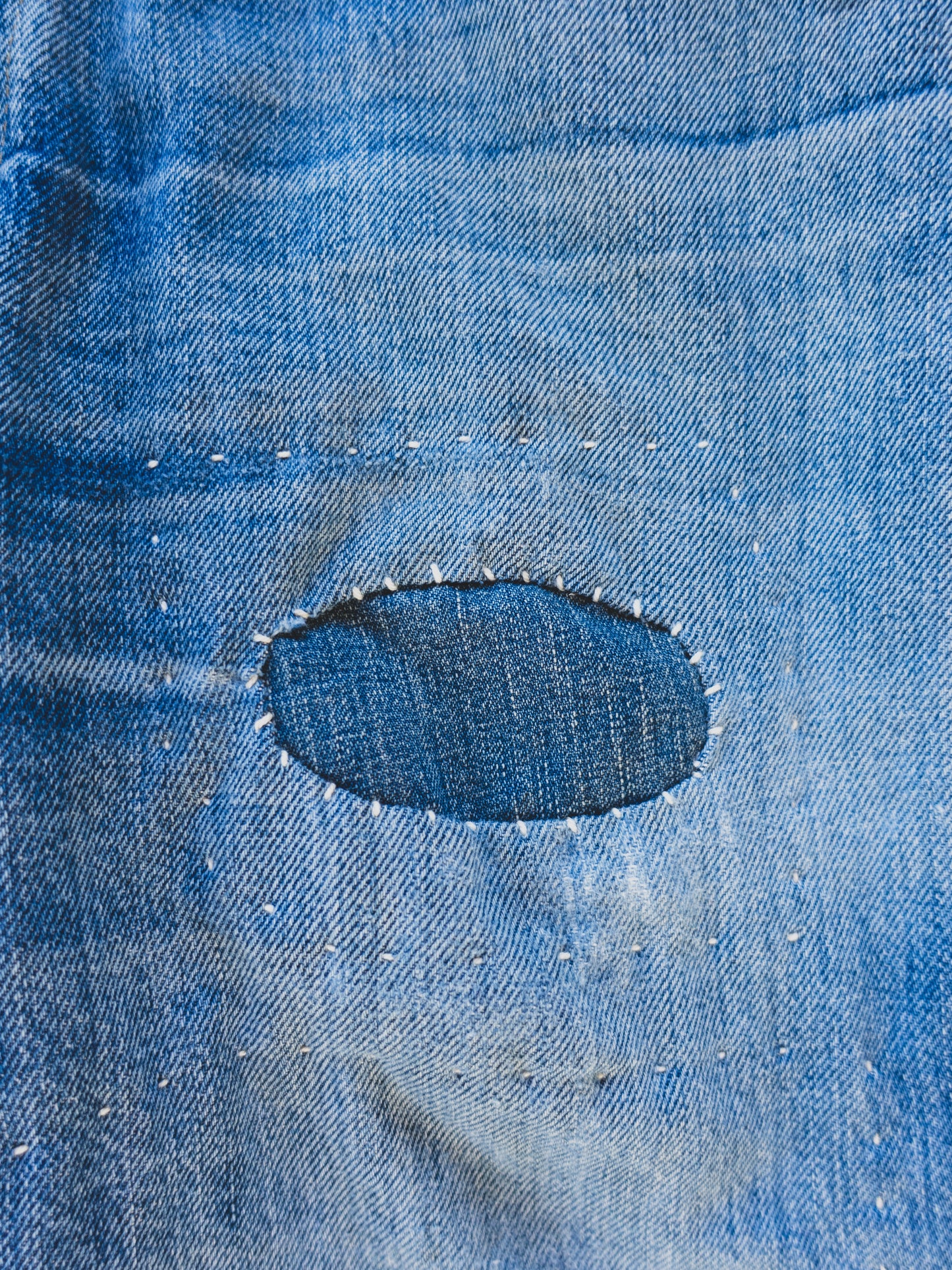 1960's Patched Cowboy Jeans - 34x30