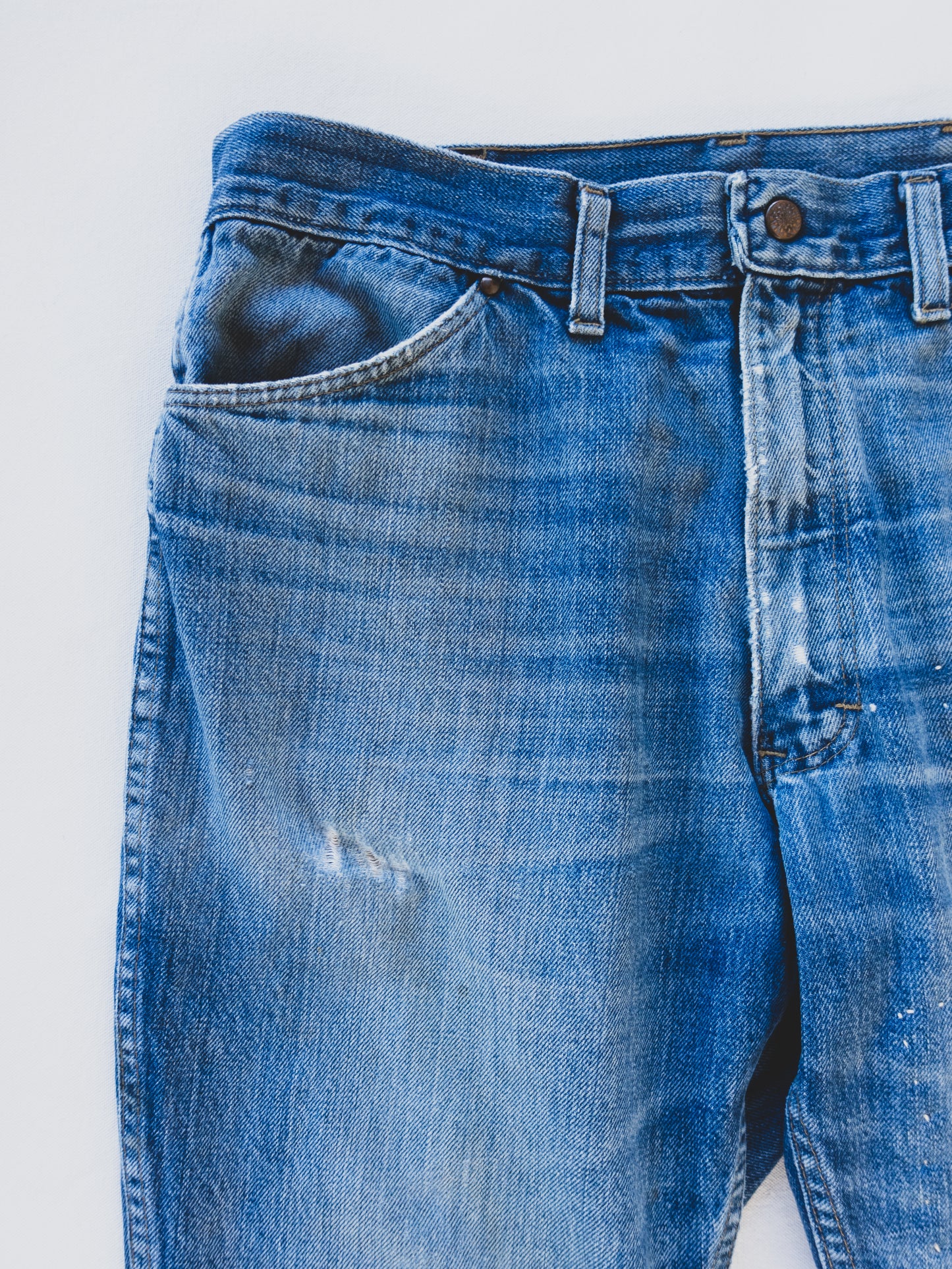 1960's Patched Cowboy Jeans - 34x30