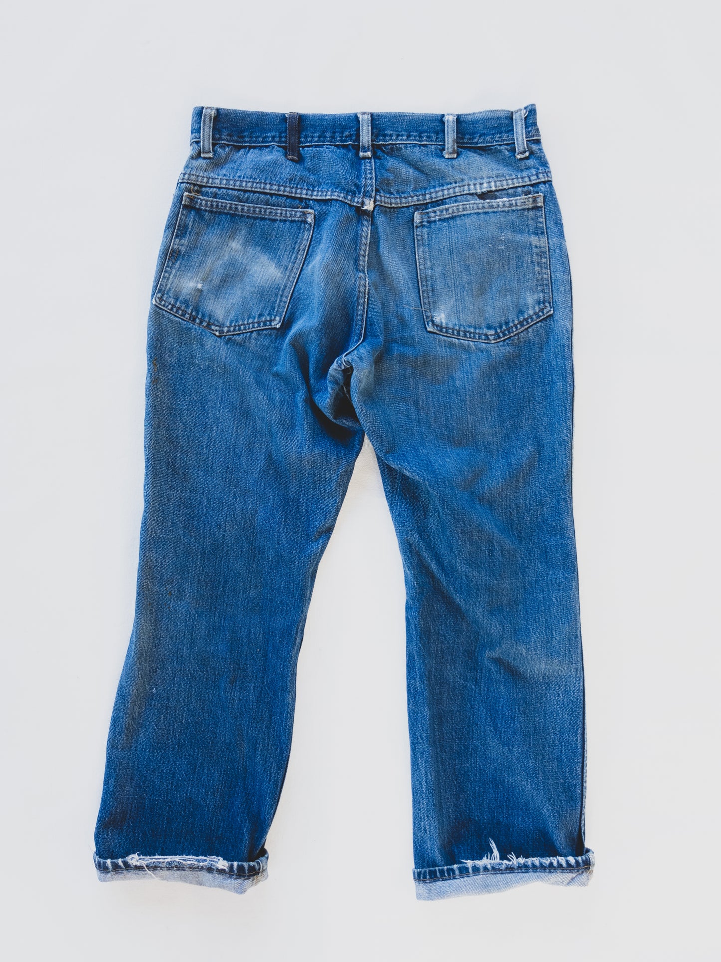 1960's Patched Cowboy Jeans - 34x30