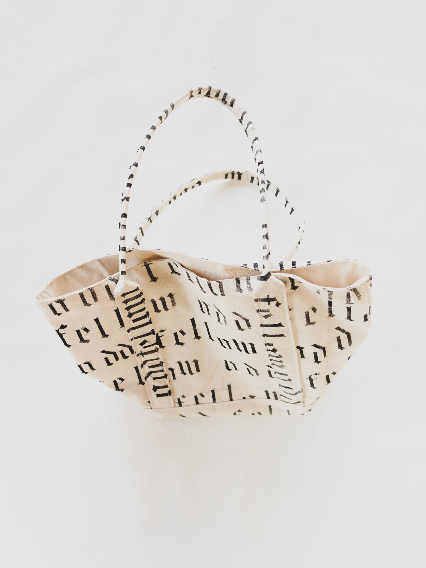 Hand Painted Boat Tote 017