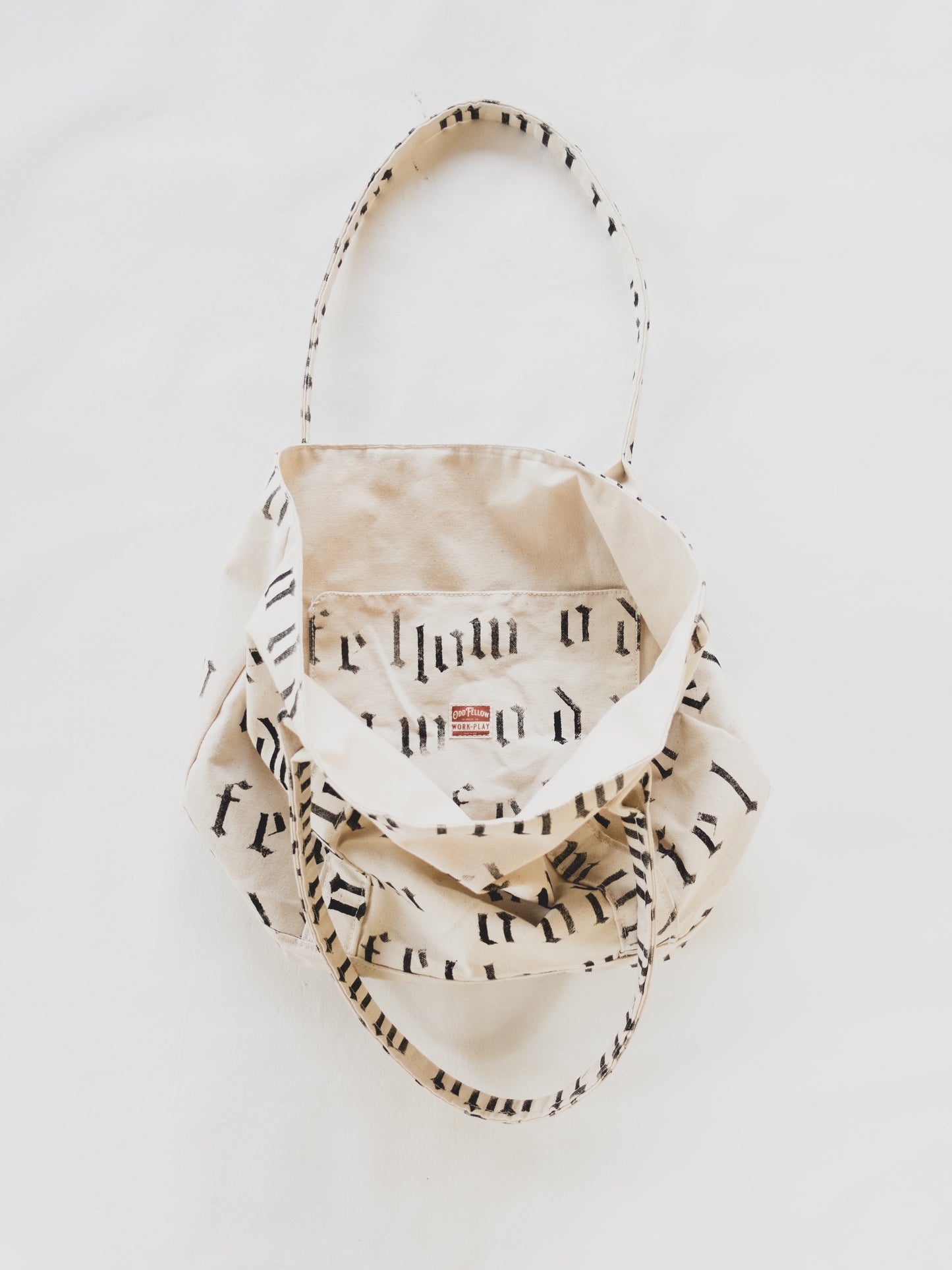Hand Painted Boat Tote 017