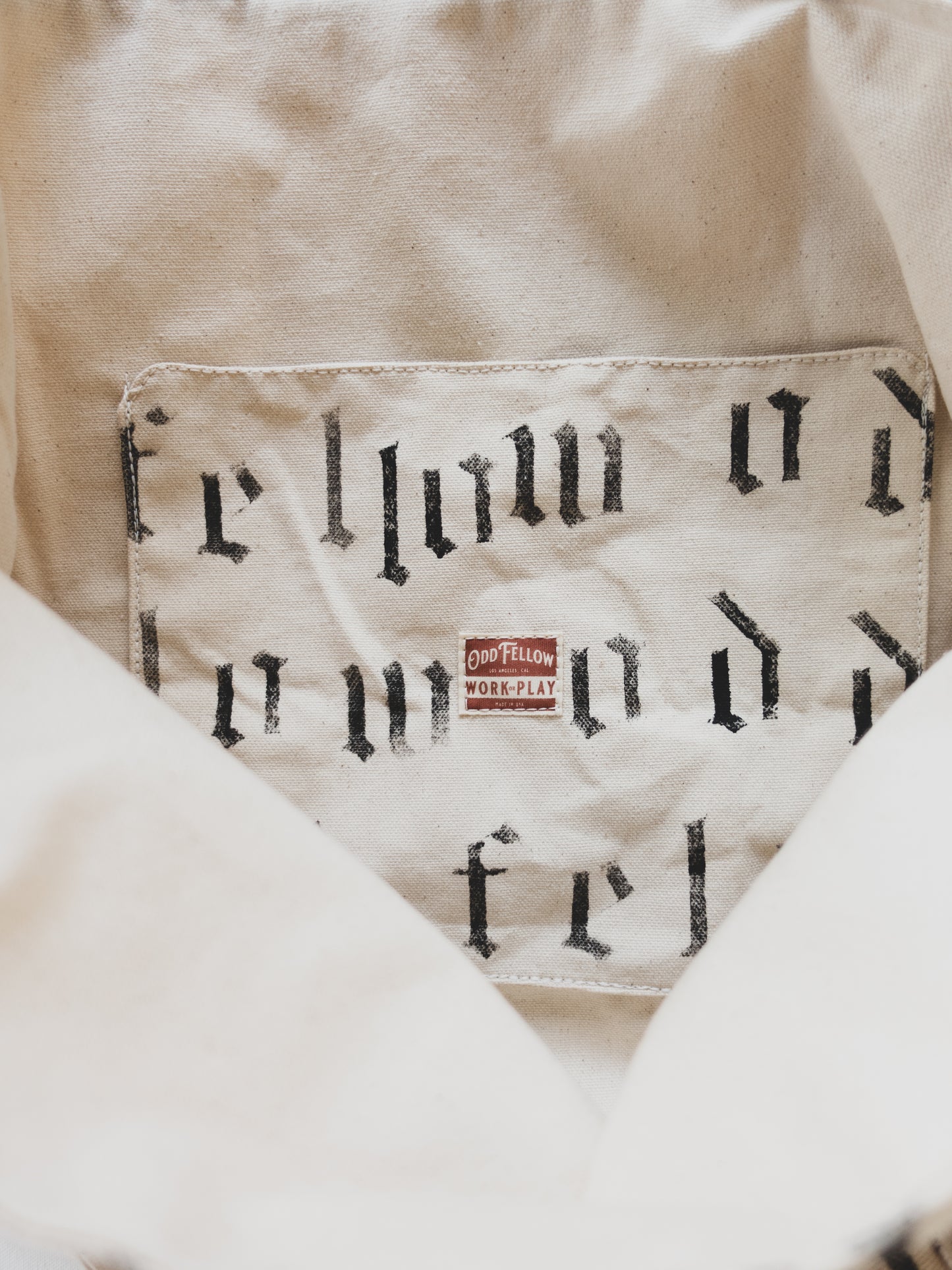 Hand Painted Boat Tote 017