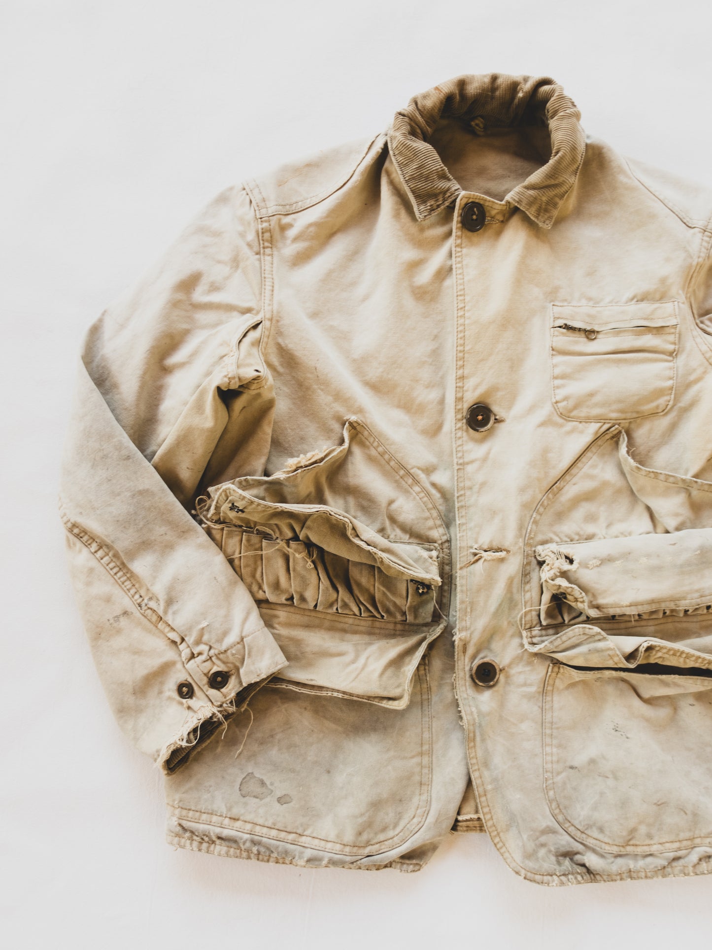 1950's Tattered Hunting Jacket - M