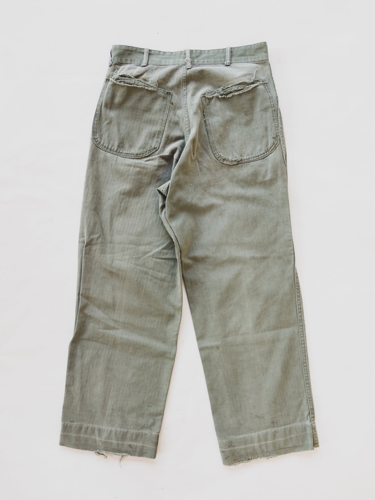 1940's Patched HBT Pants - 31x28