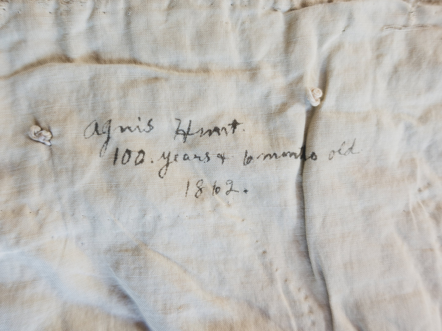 1862 Civil War 34 Star Union Army Quilt - Dated + Signed