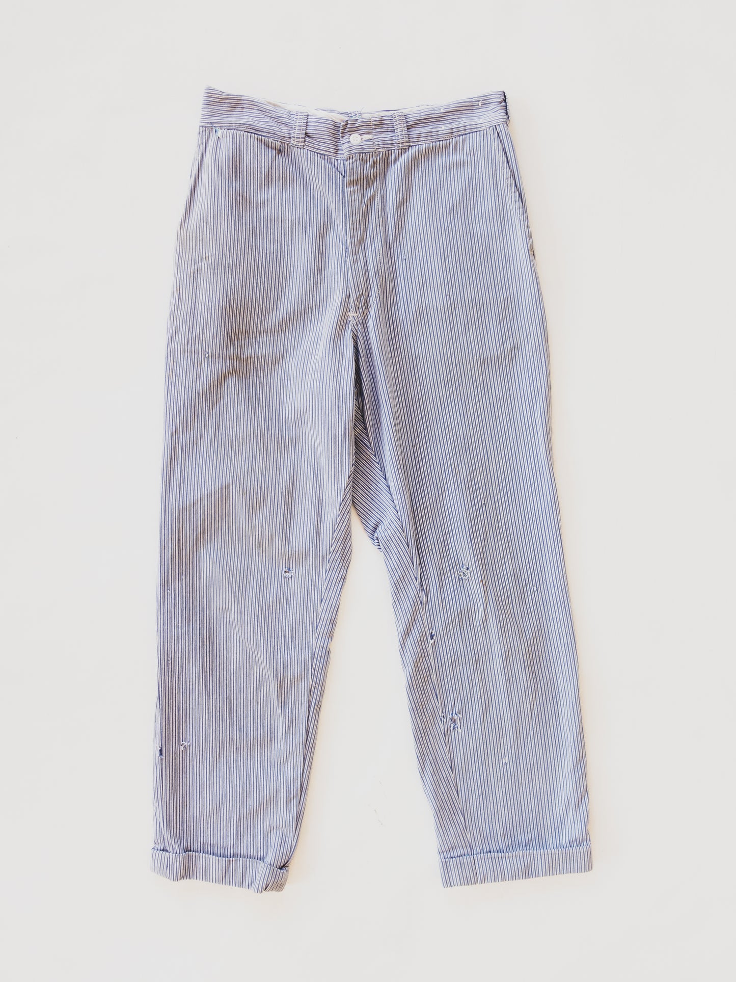 1940's Stripe Work Pants - 31x29