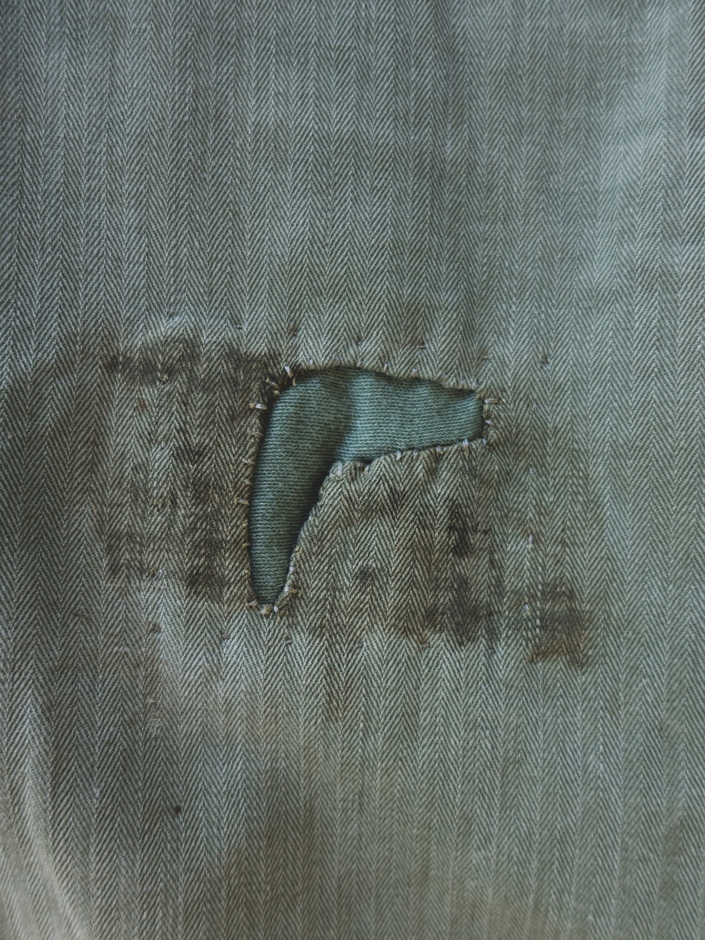 1940's Patched HBT Pants - 30x31