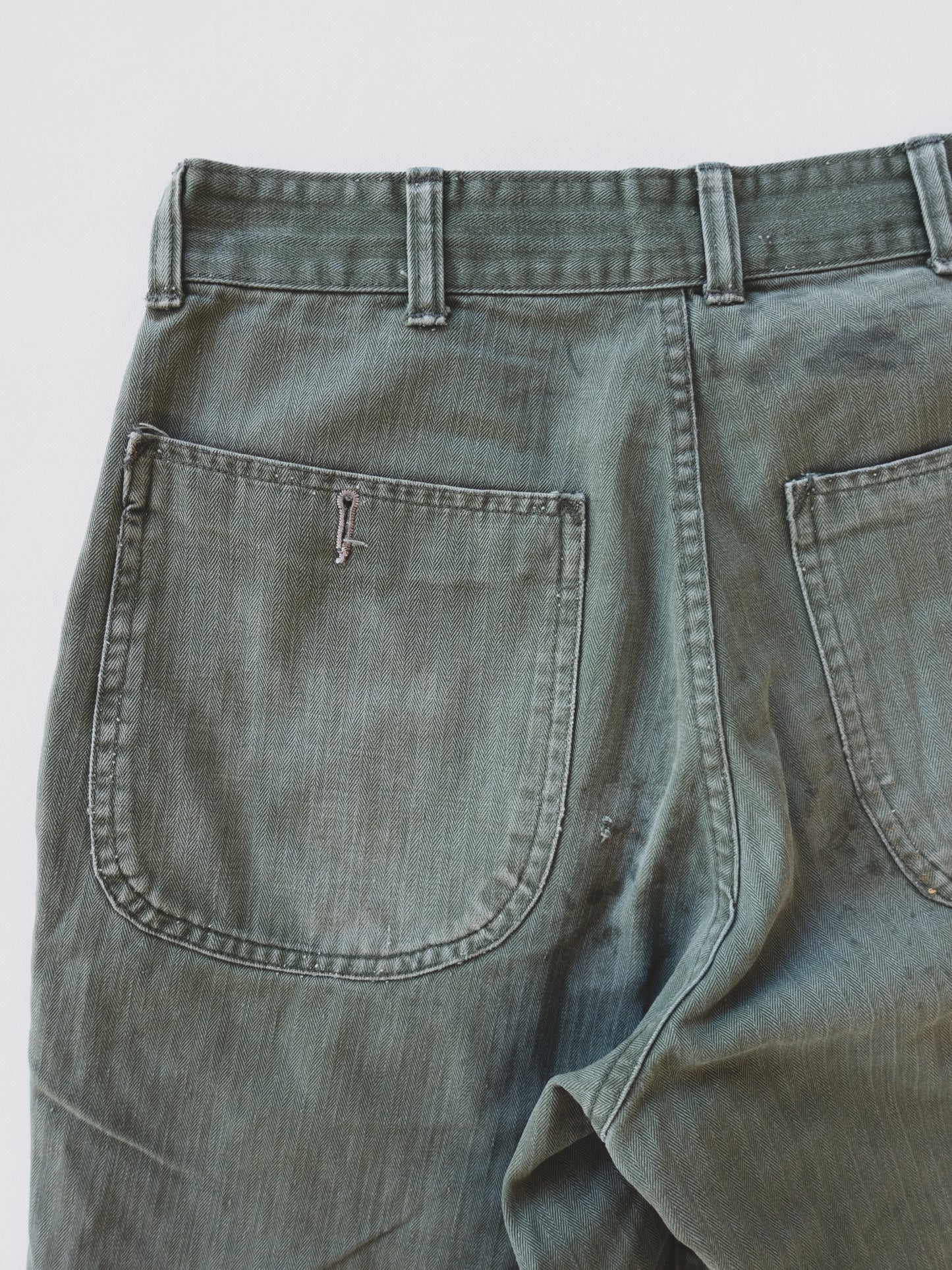 1940's Patched HBT Pants - 30x31
