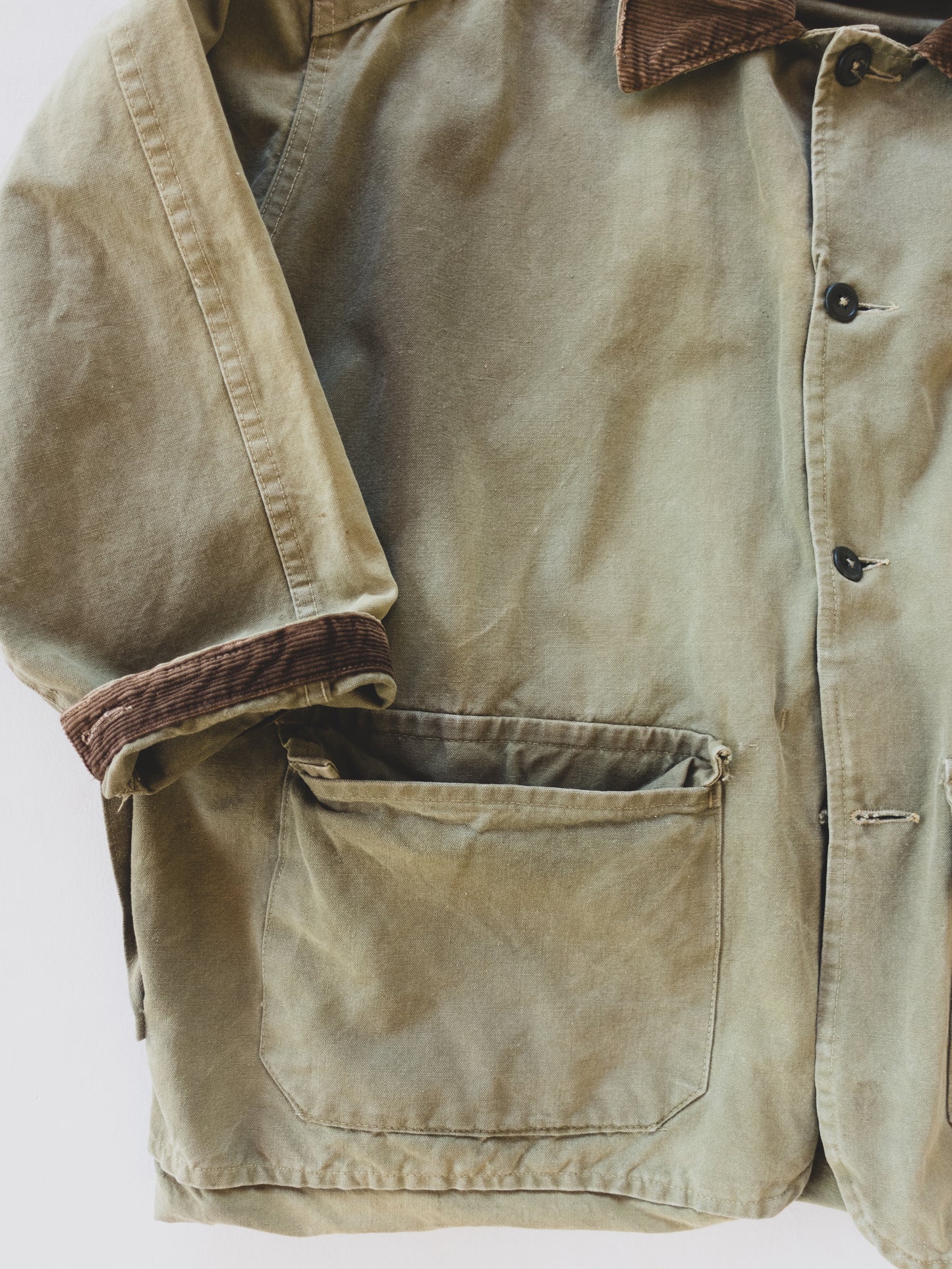1950's Faded Green Hunting Jacket - M/L