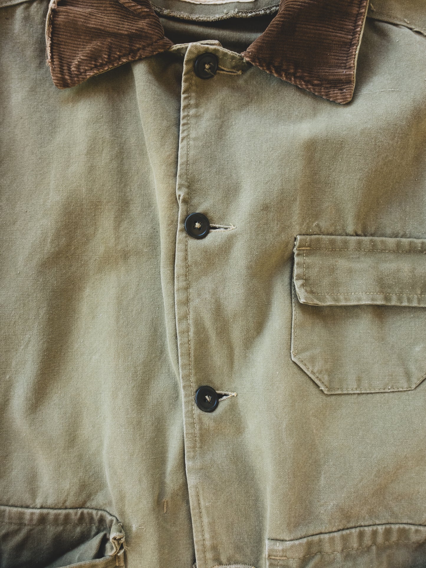 1950's Faded Green Hunting Jacket - M/L