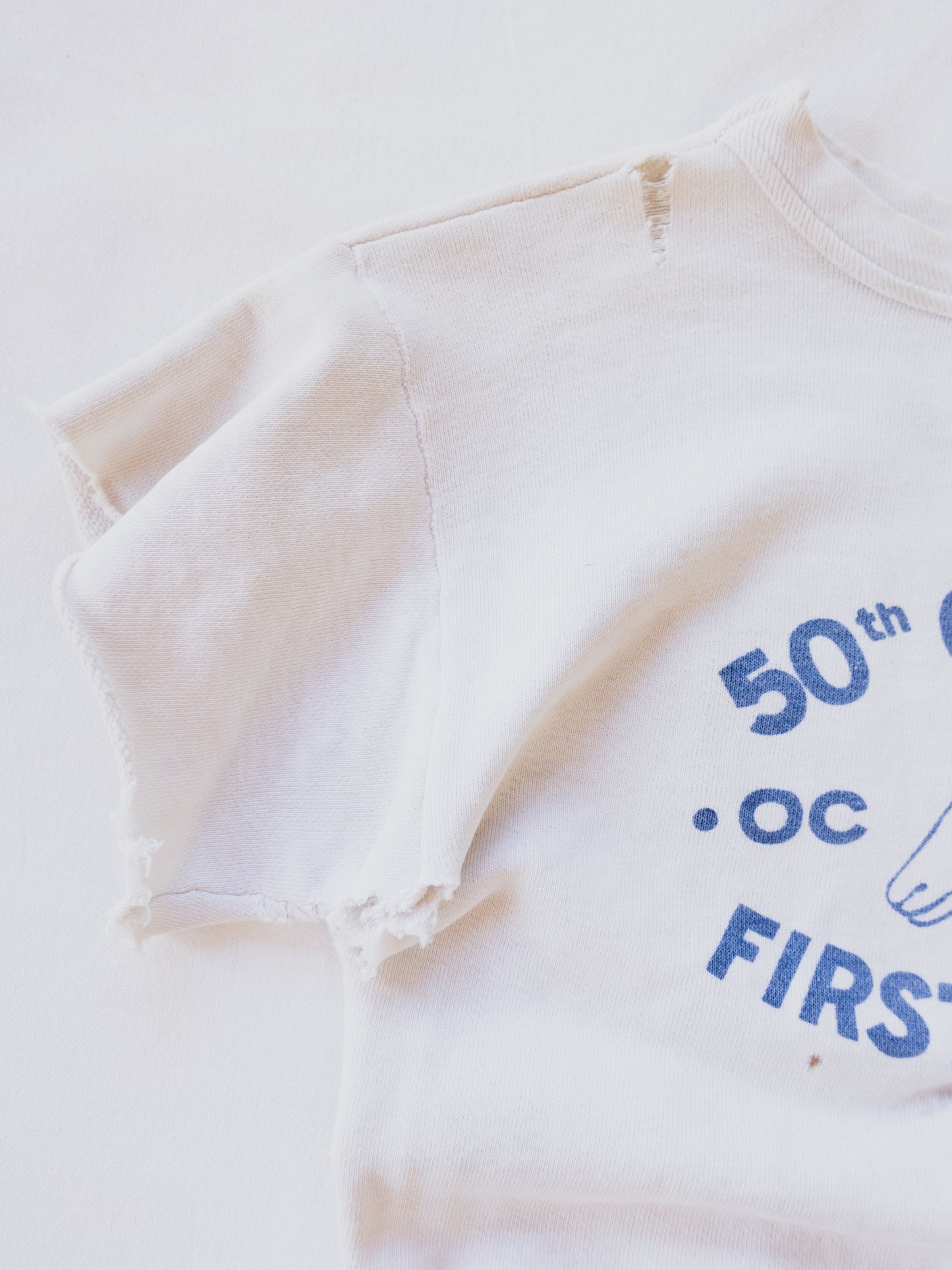 1940's " 50th Company " Cutoff Sweat - S