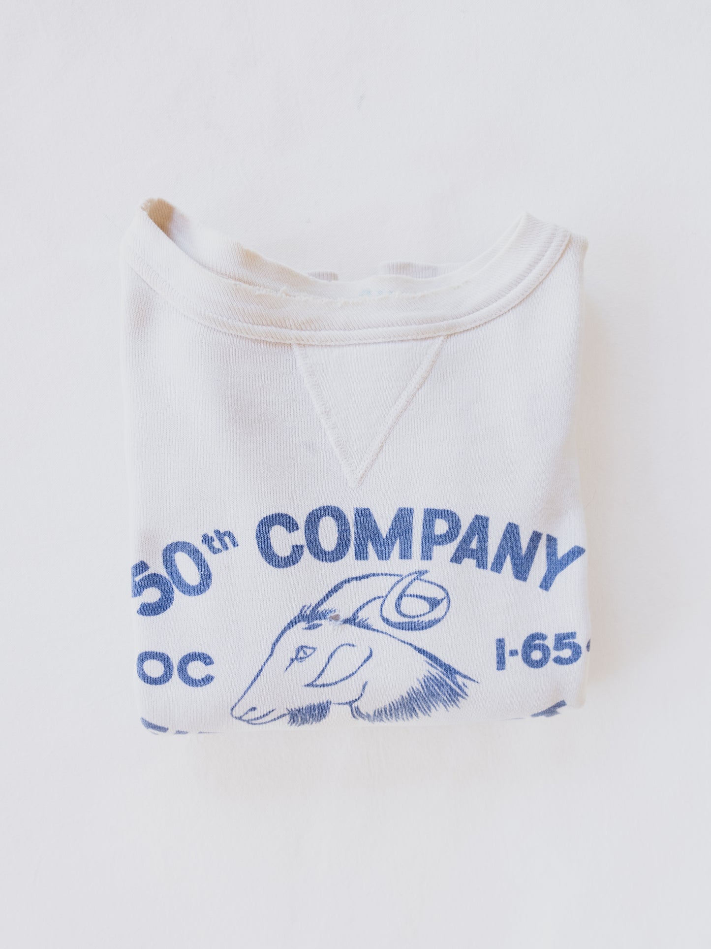 1940's " 50th Company " Cutoff Sweat - S