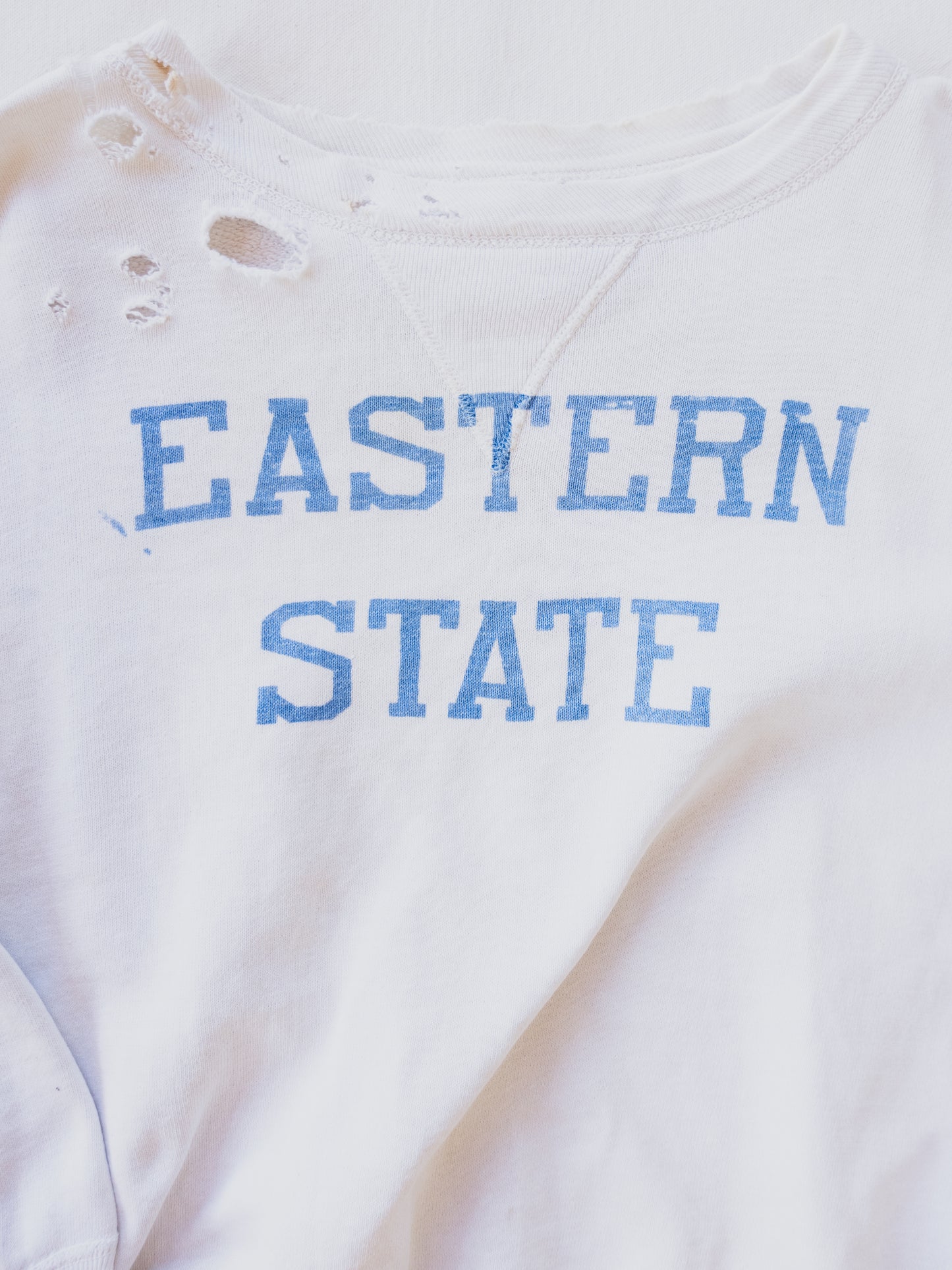 1950's Tattered " Eastern State " Sweat - M/L