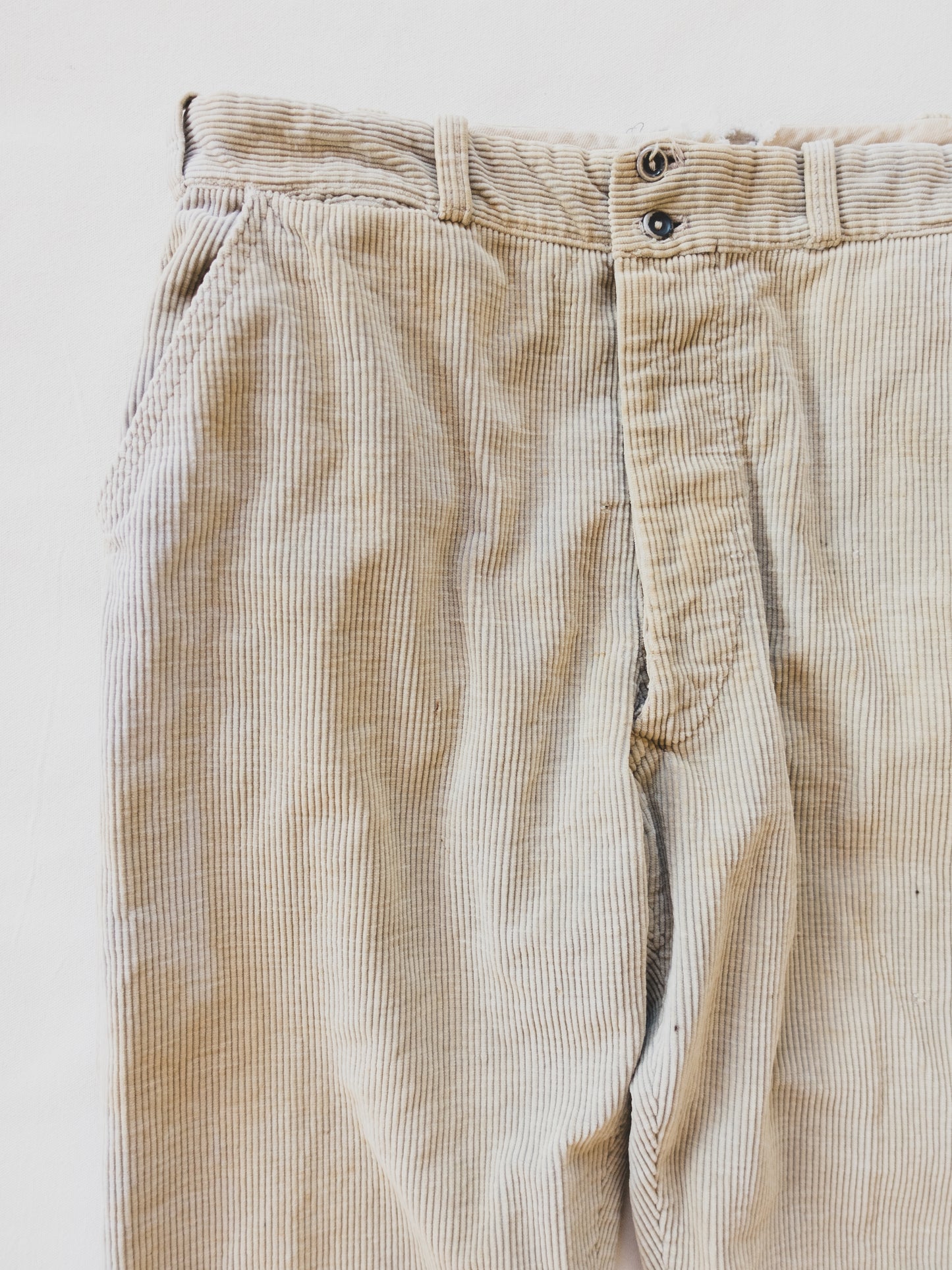1930's Faded Corduroy Pants - 33x28