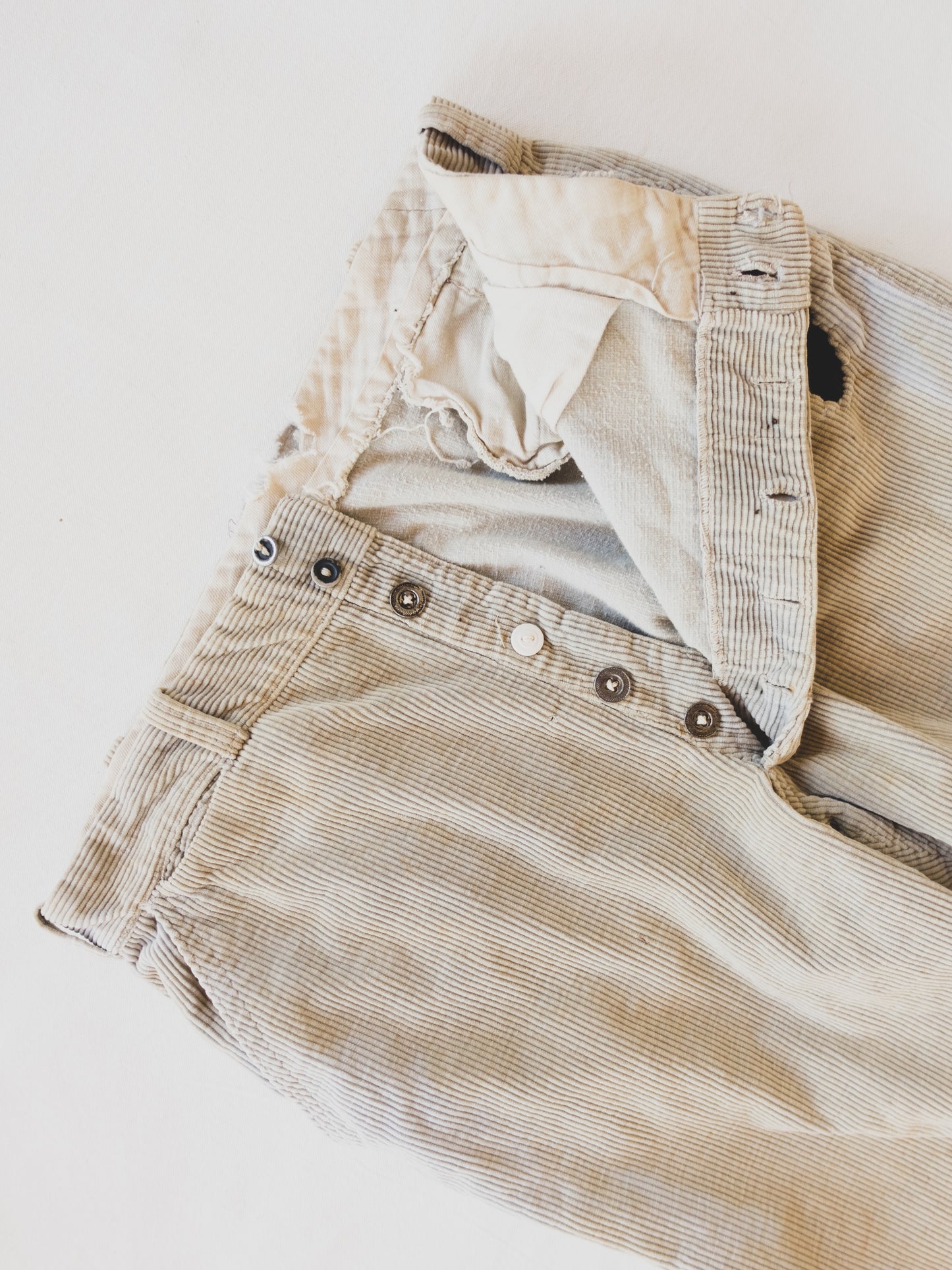 1930's Faded Corduroy Pants - 33x28