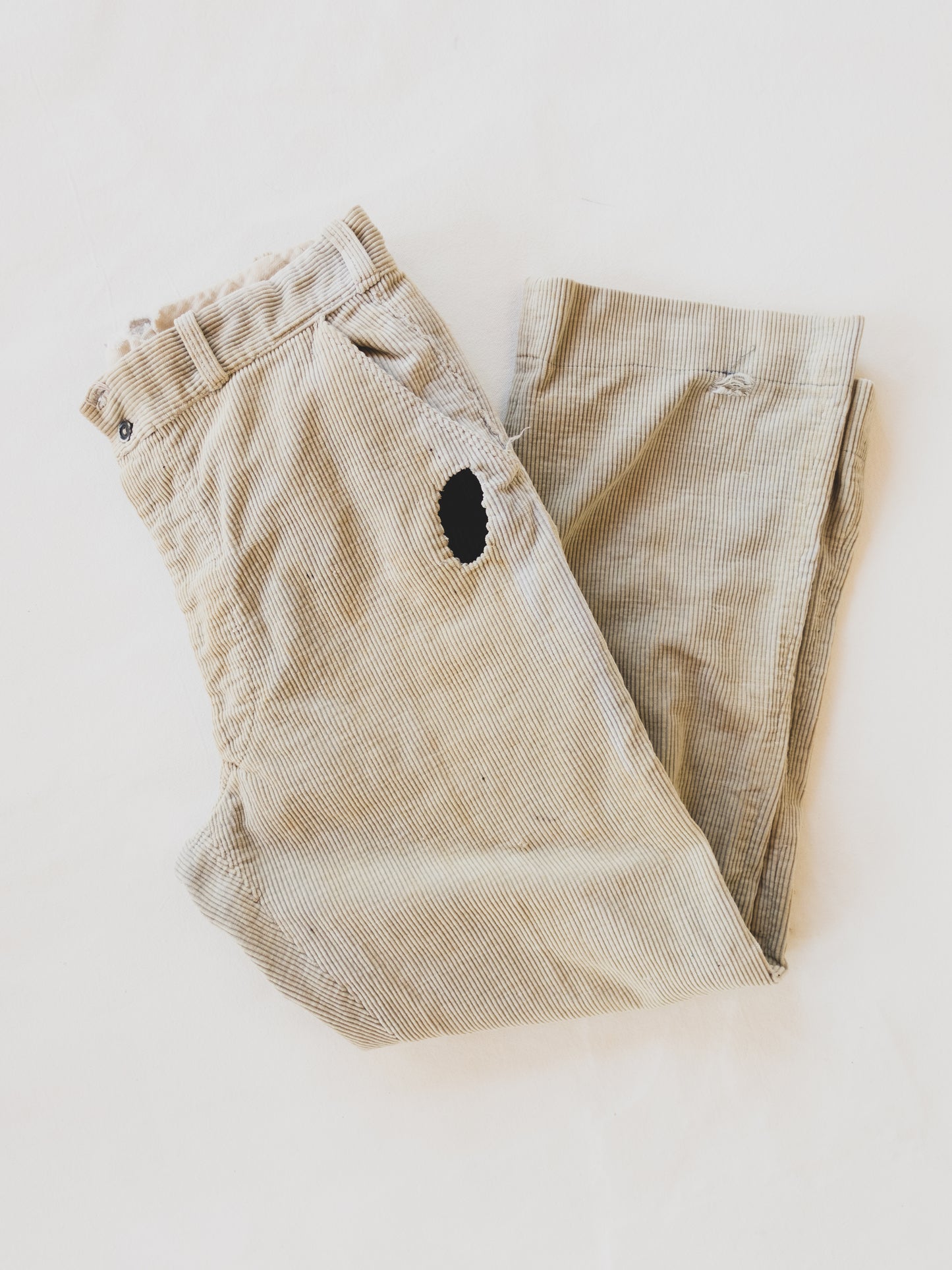 1930's Faded Corduroy Pants - 33x28