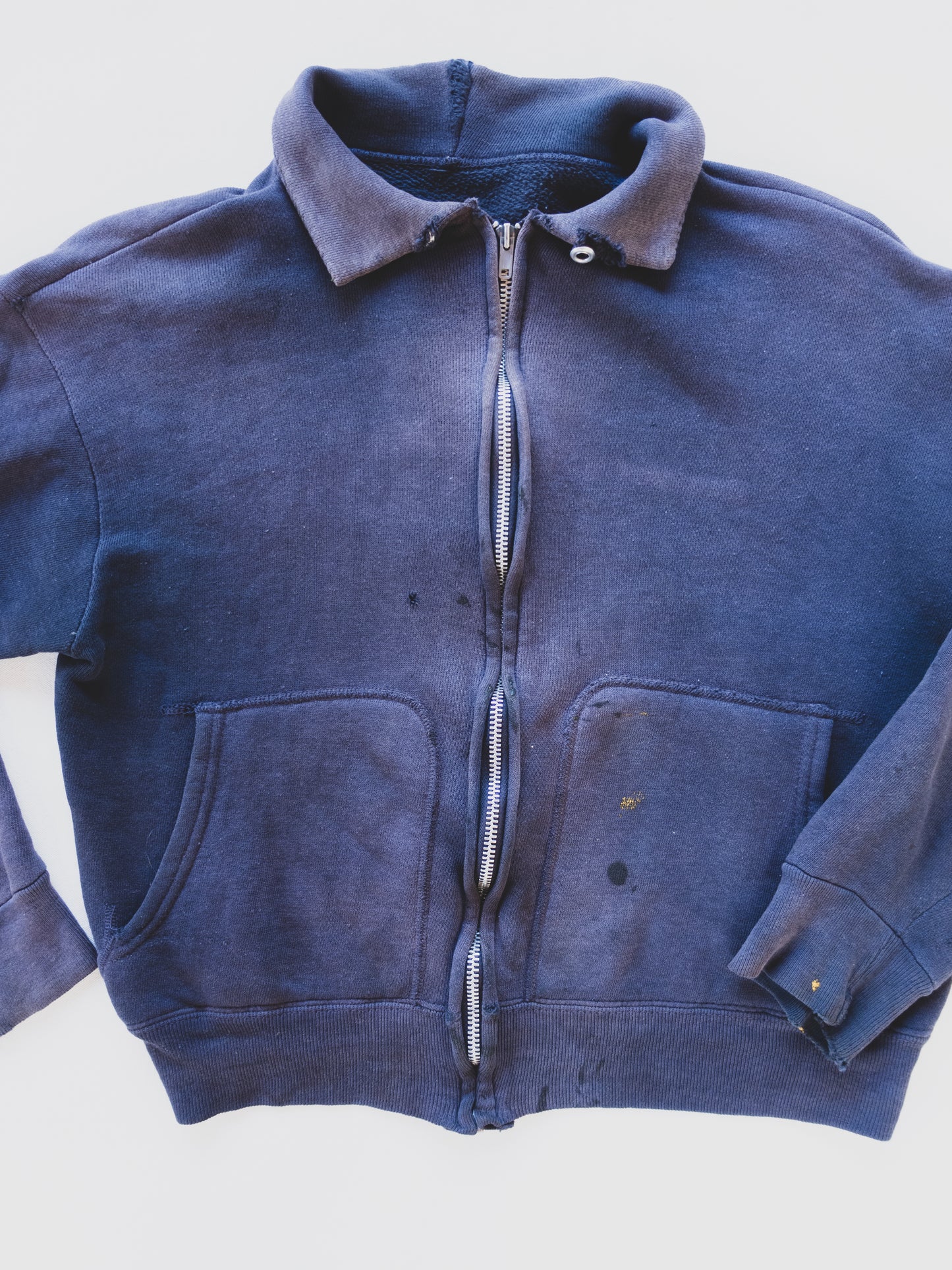 1950's Faded Zip-Up Sweat - S