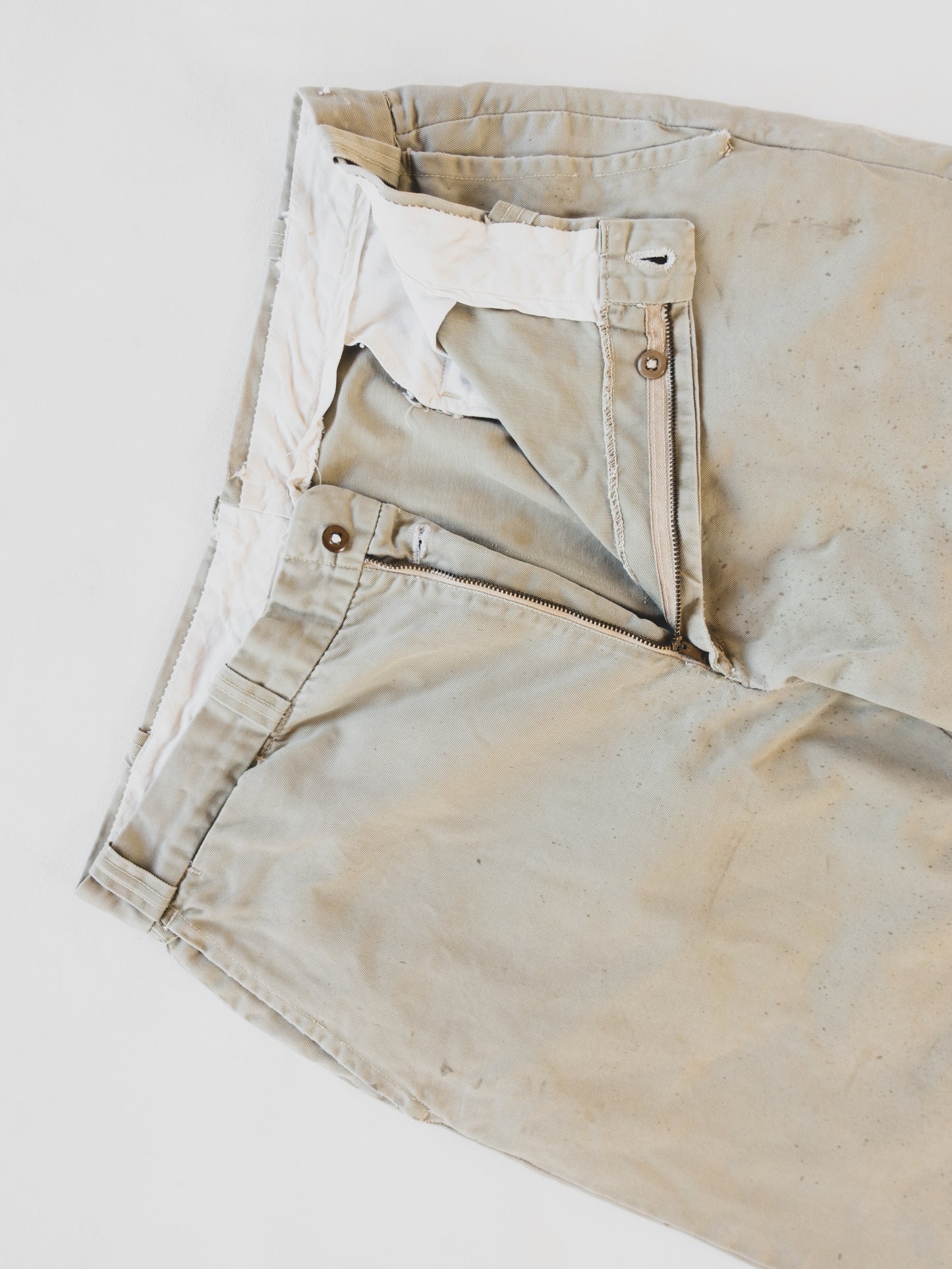 1950's Paint Splattered Work Pants - 34x30