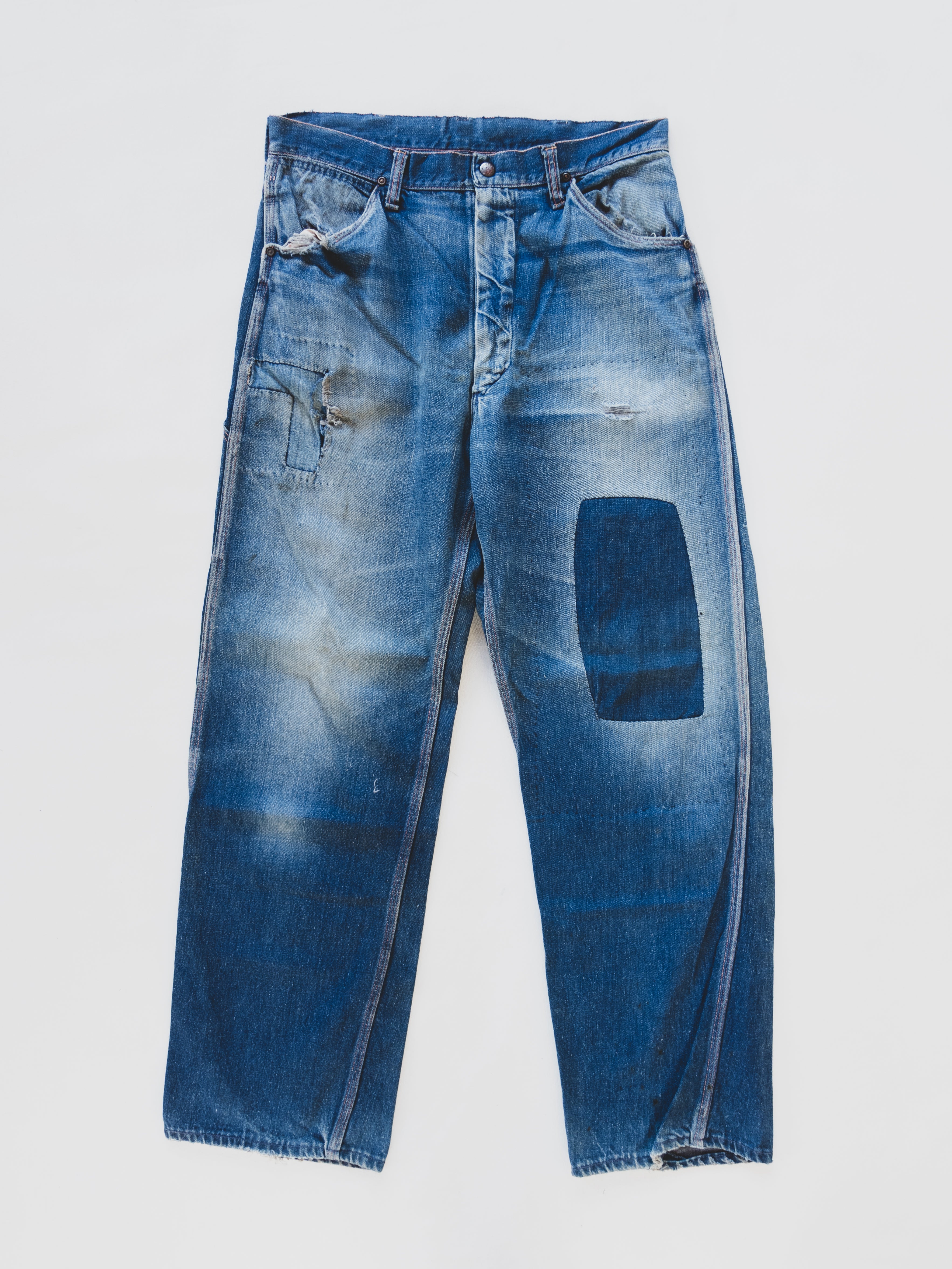 1950's Patched Carpenter Pants - 34x31 – Odd Fellow