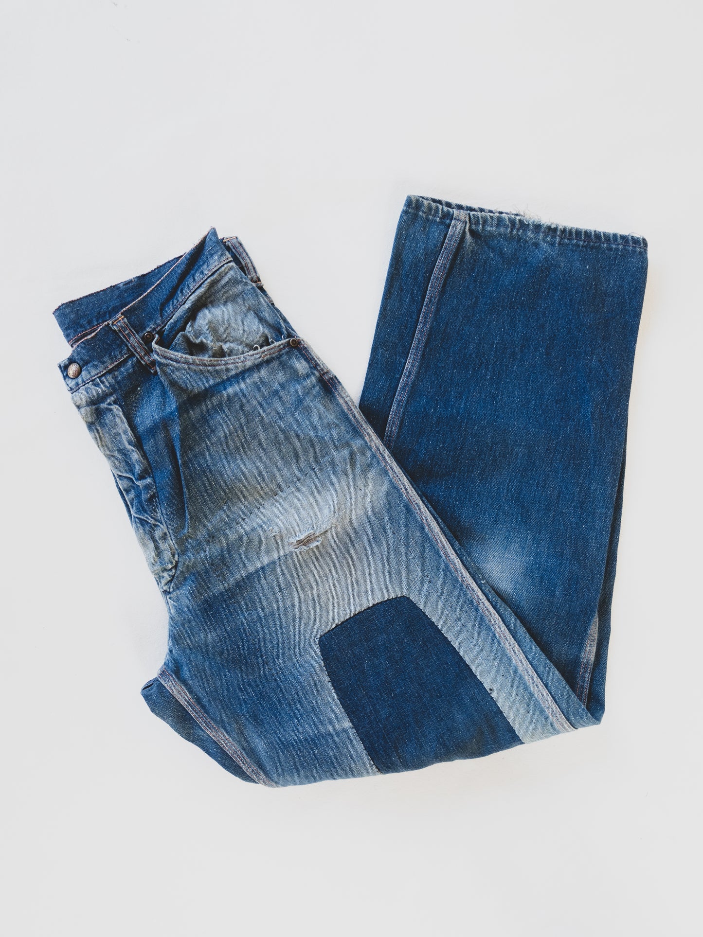 1950's Patched Carpenter Pants - 34x31