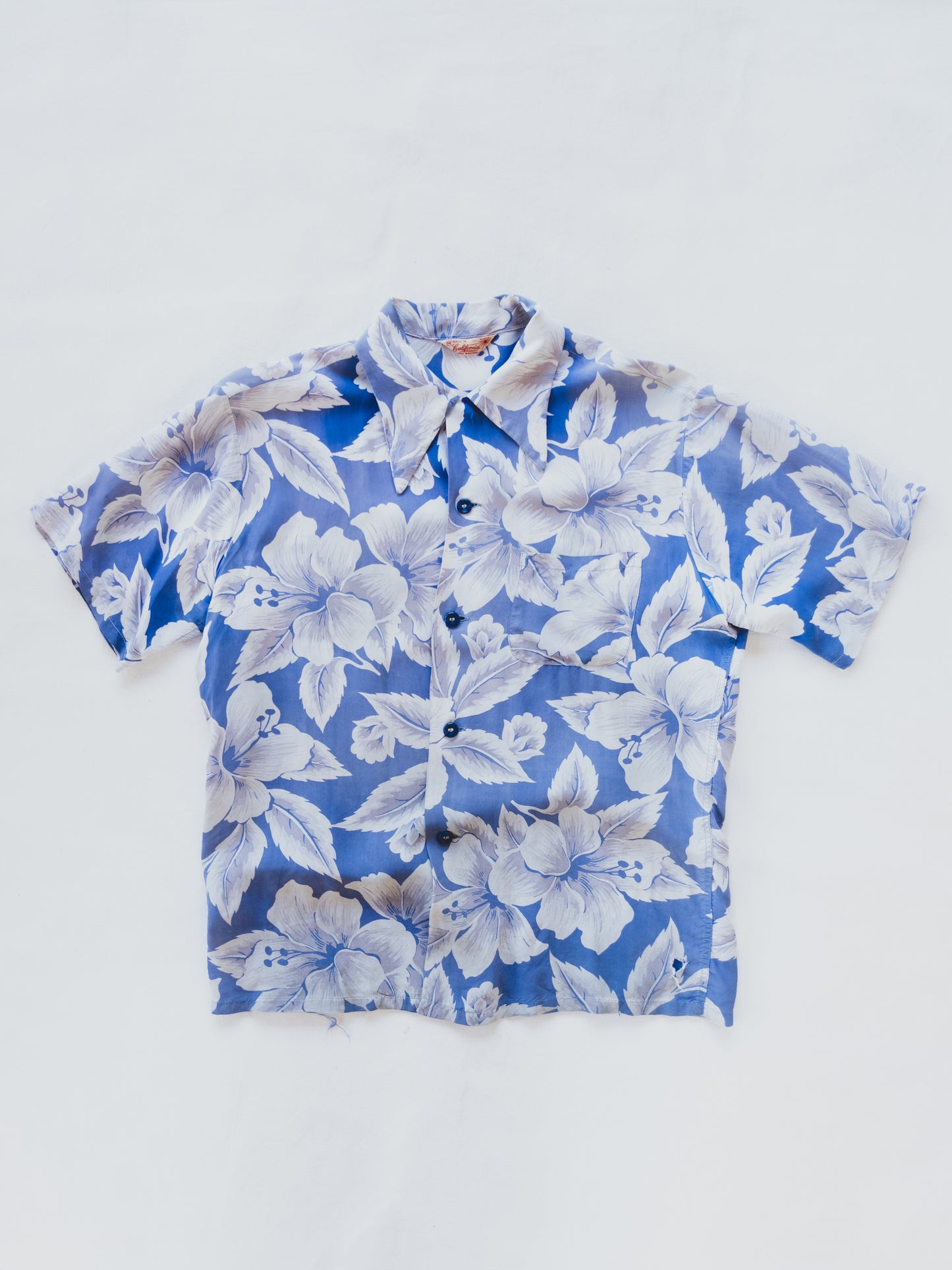 1940's Faded Hawaiian Shirt - S/M
