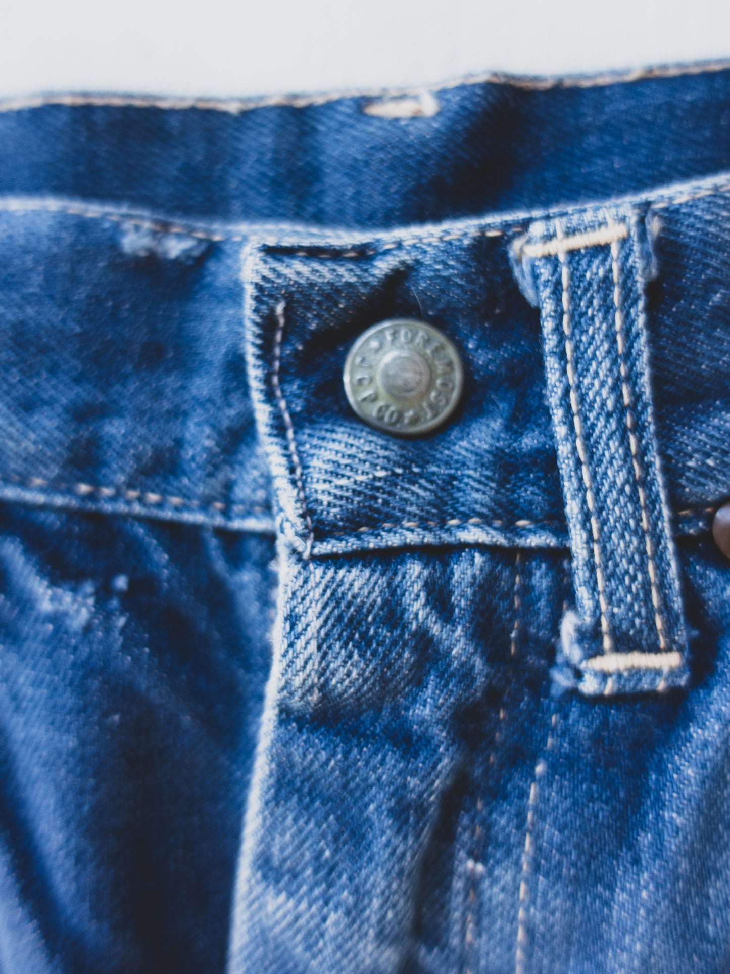 1950's Distressed Cowboy Jeans - 26x30