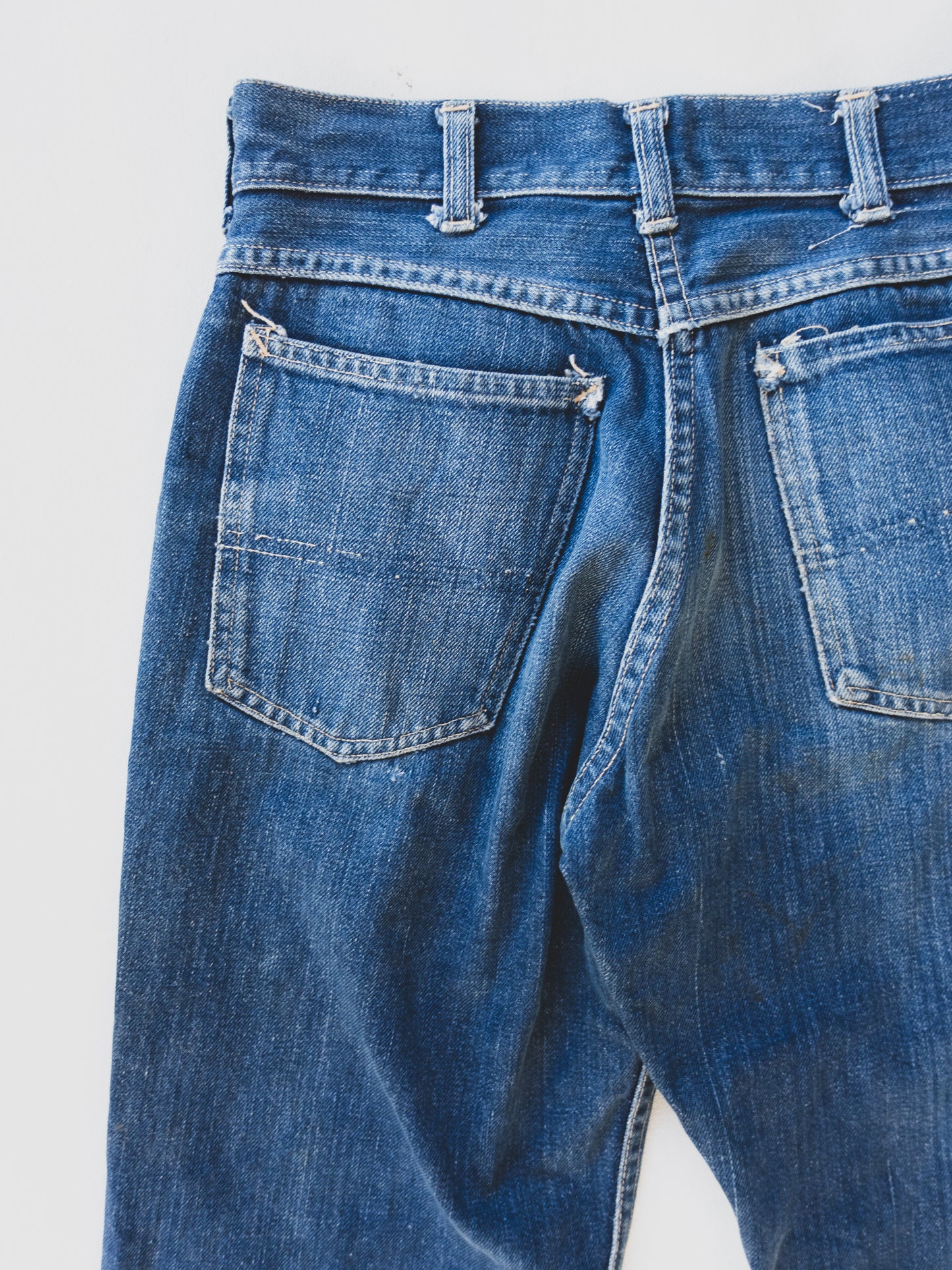 1950's Distressed Cowboy Jeans - 26x30