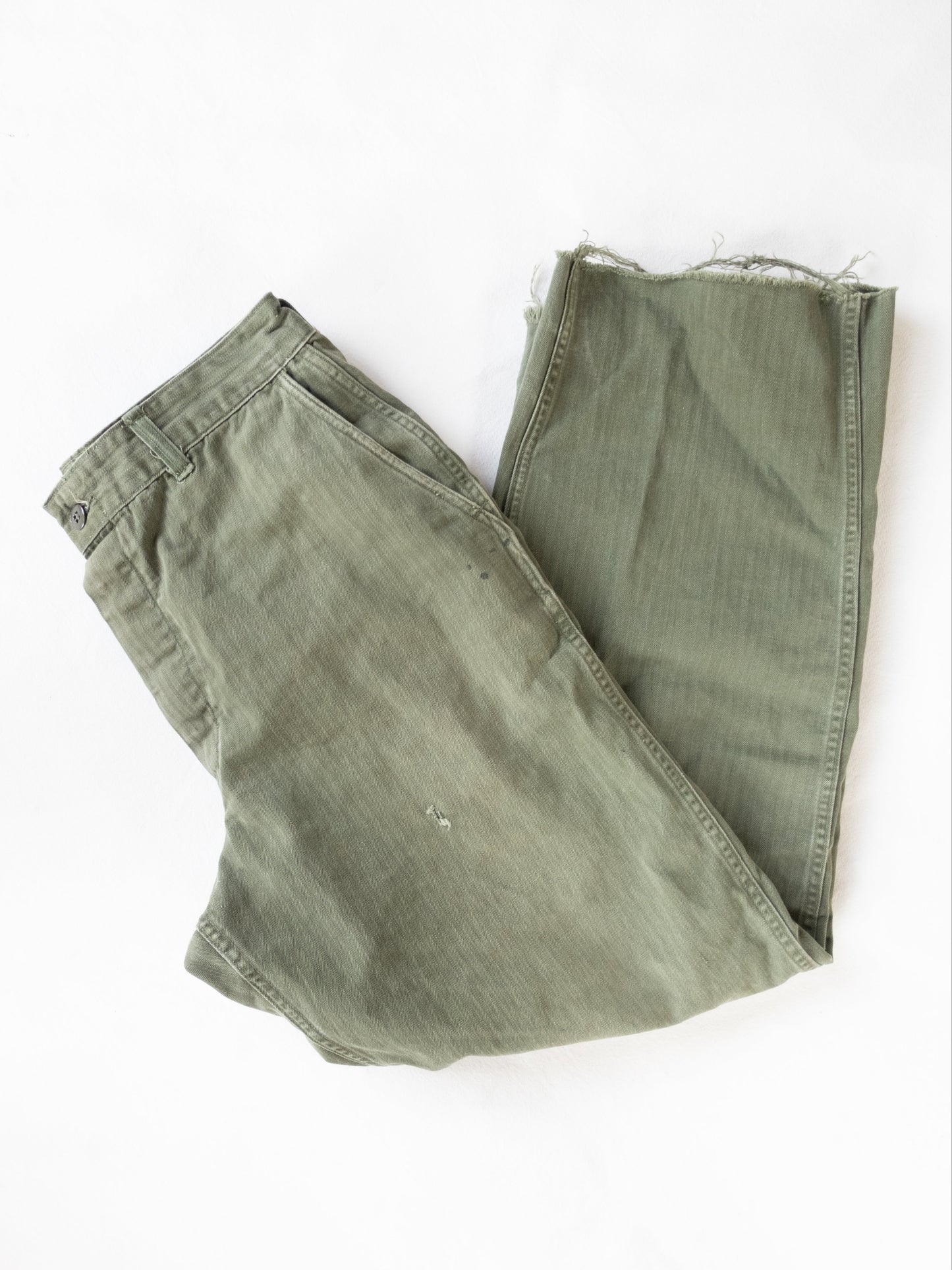 1940's Cutoff HBT Pants - 31x29