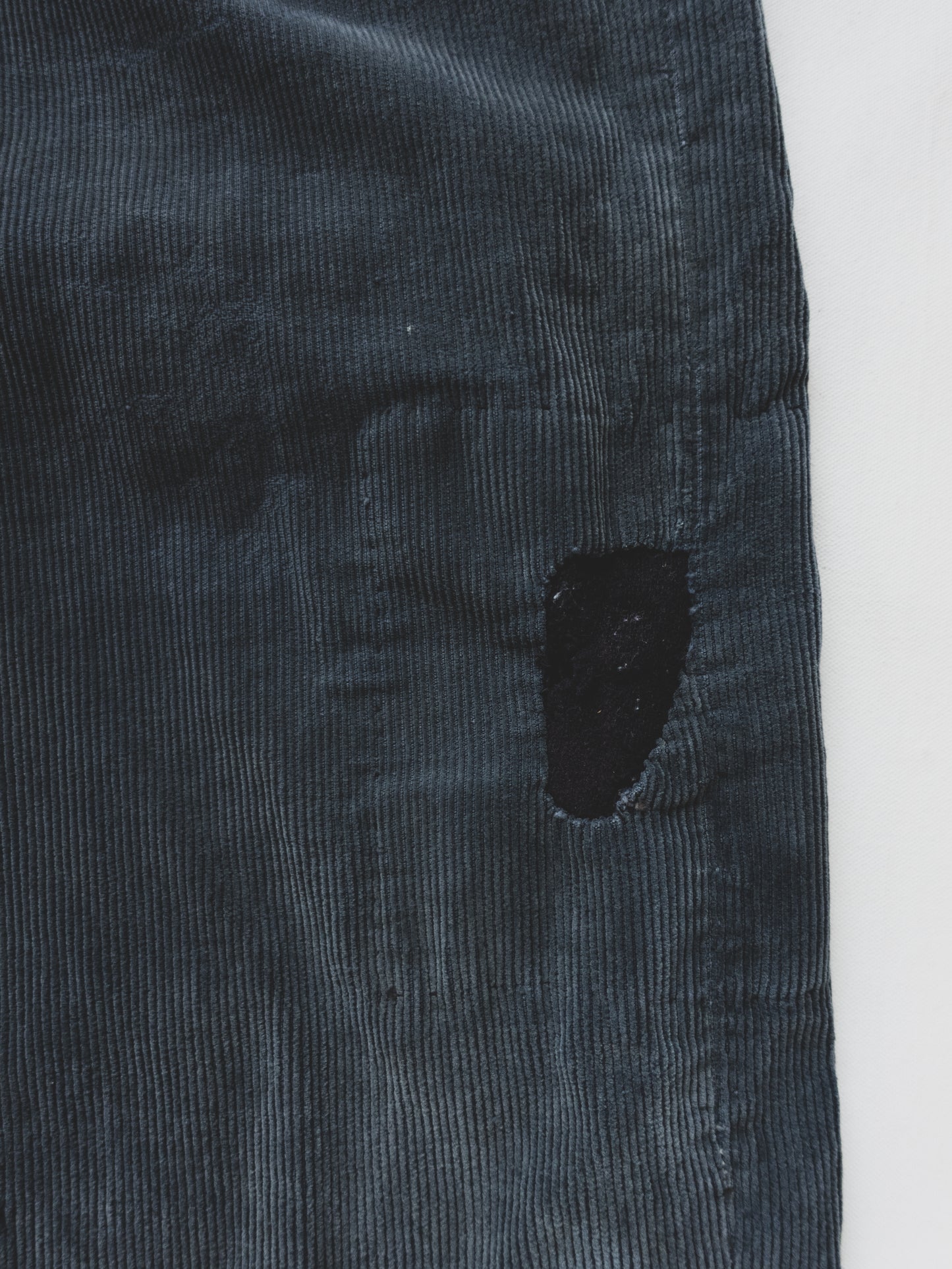 1940's Faded Black Corduroy Pants - 34x26