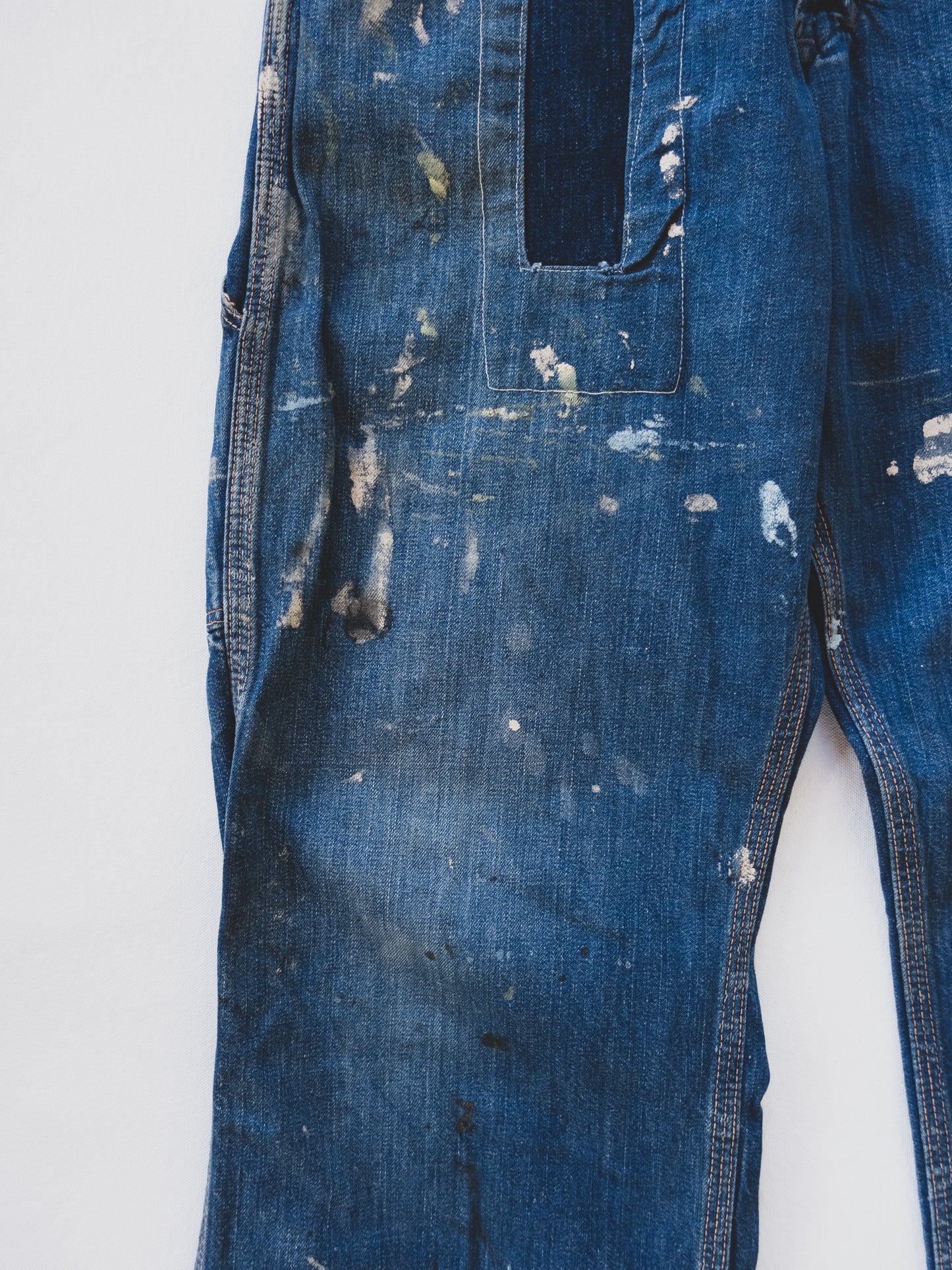 1950's Paint Splattered Carpenter Pants - 28x29