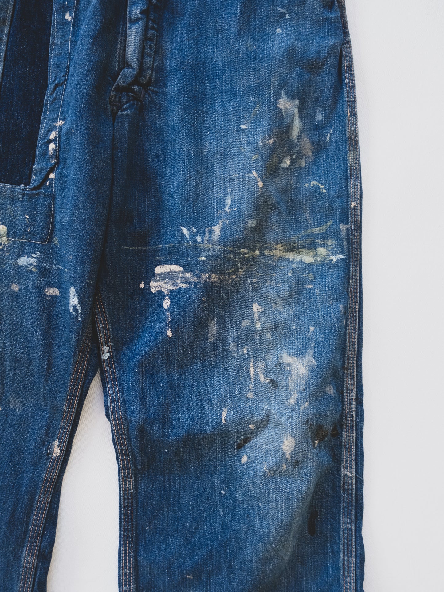 1950's Paint Splattered Carpenter Pants - 28x29