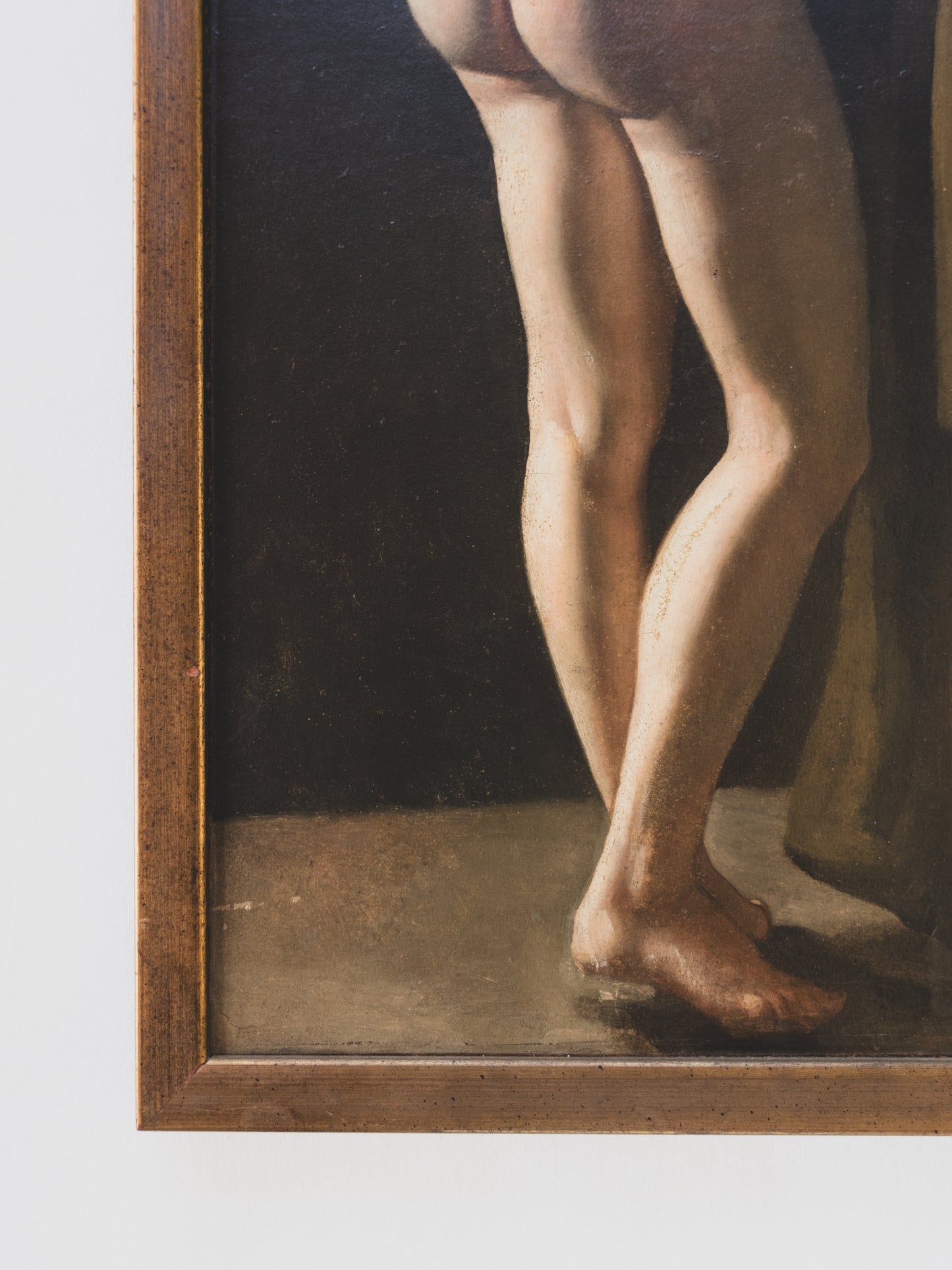 19th c. Nude Form - Oil Painting