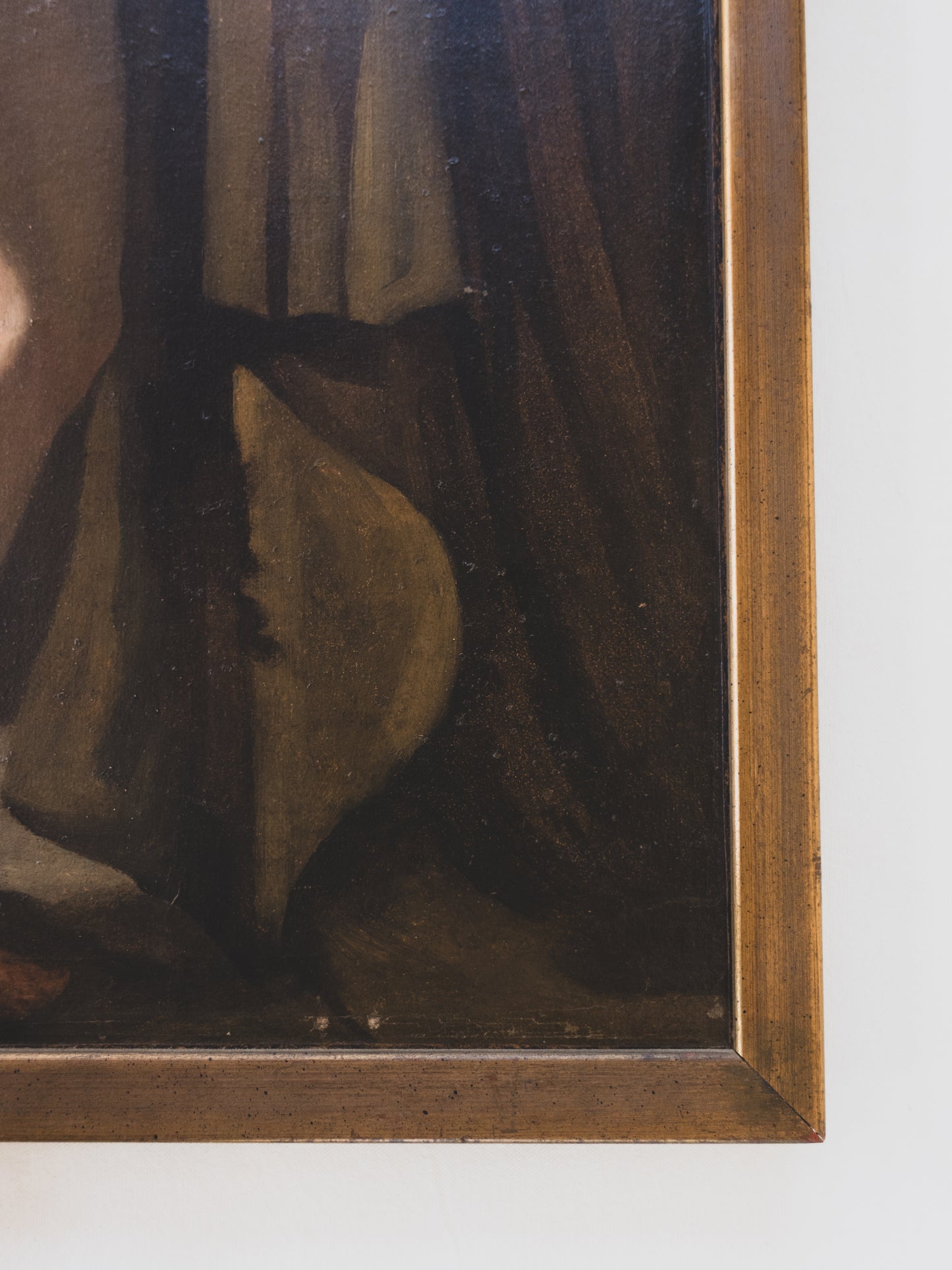 19th c. Nude Form - Oil Painting
