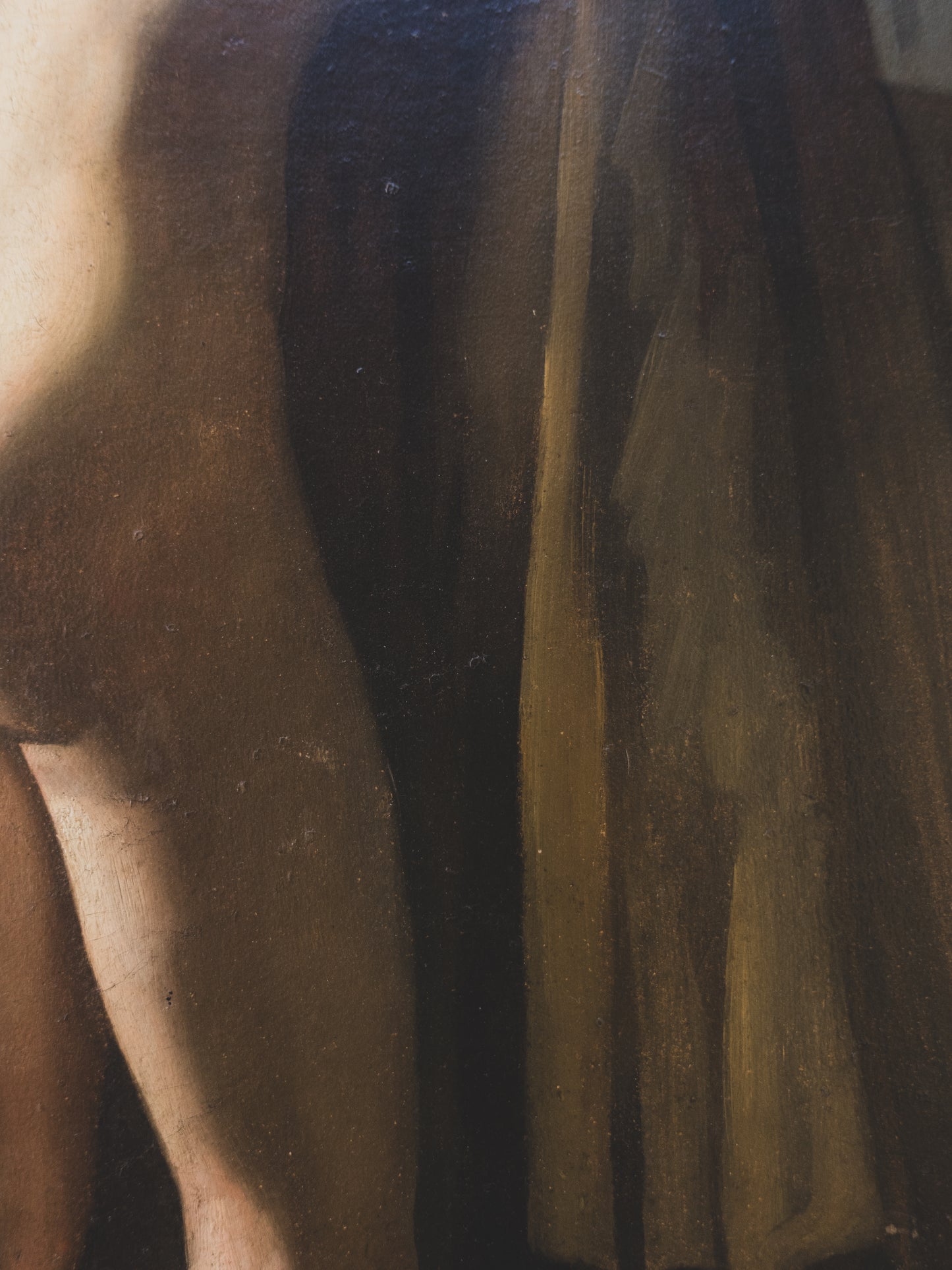 19th c. Nude Form - Oil Painting