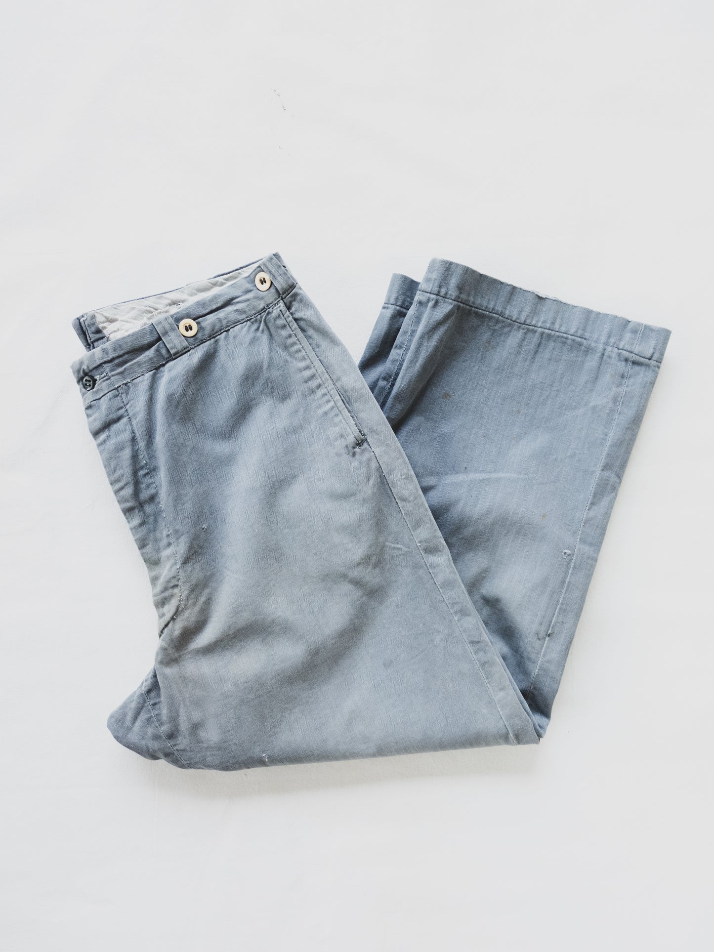 1930's Faded HBT Work Pants - 36x27