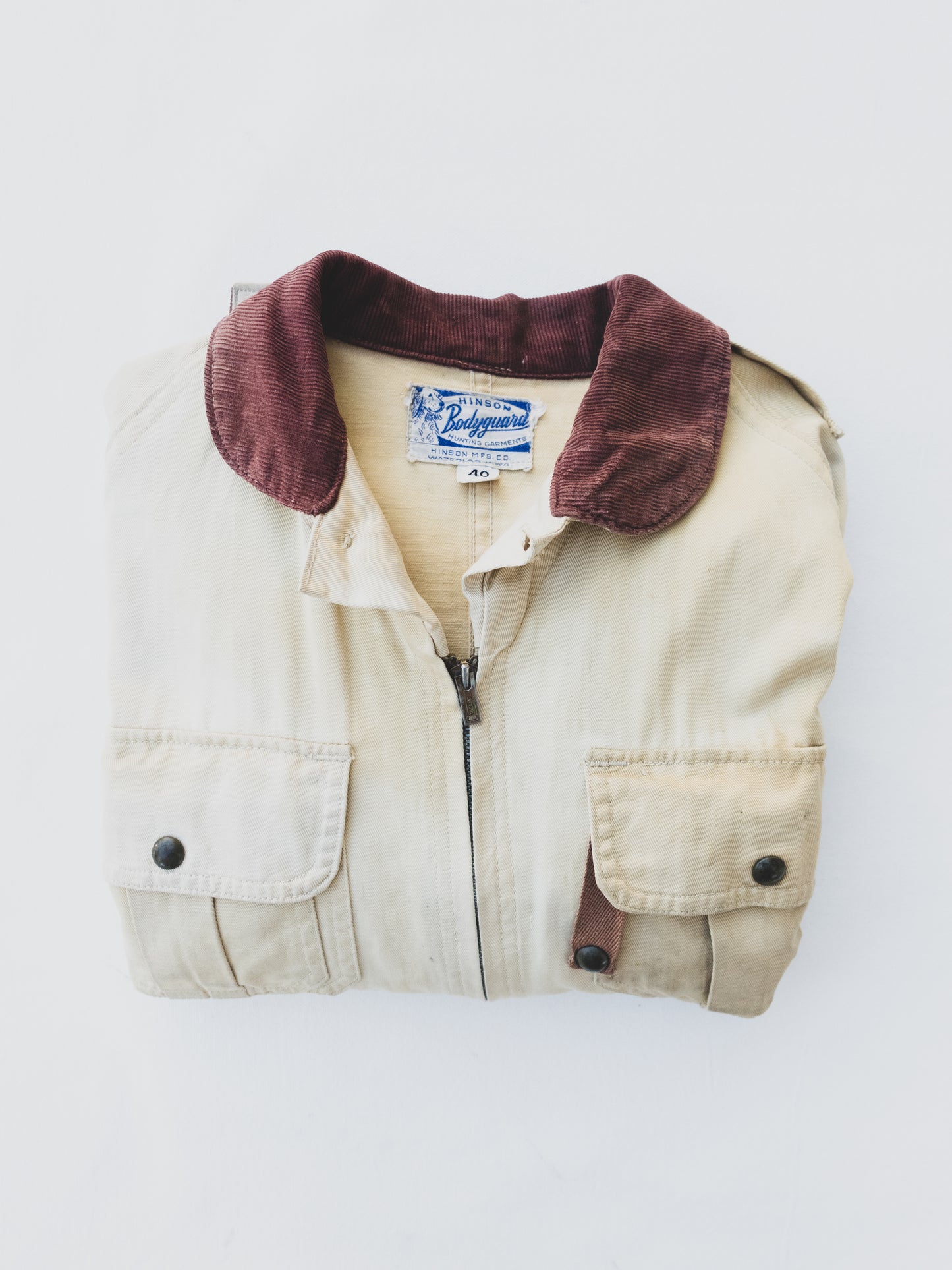 1940's Rare Faded Fishing Jacket - S/M