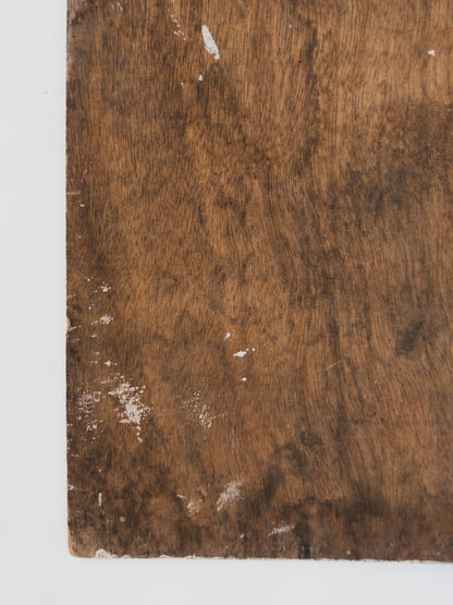 Pair of 1940s French Portrait Studies on Wood