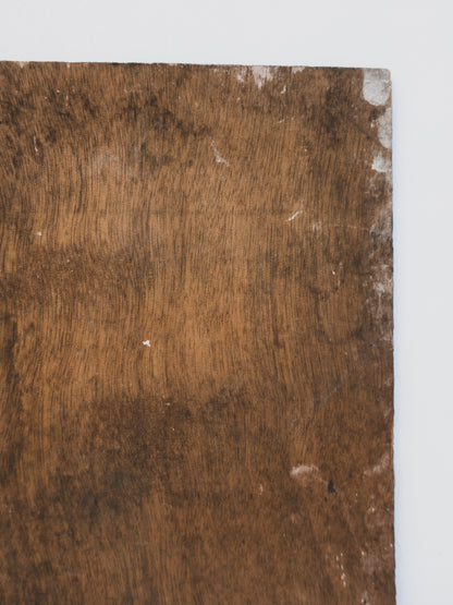 Pair of 1940s French Portrait Studies on Wood
