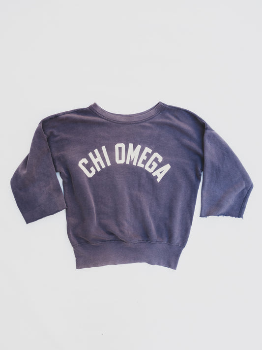 1950's Faded " CHI OMEGA " Sweat - S/M