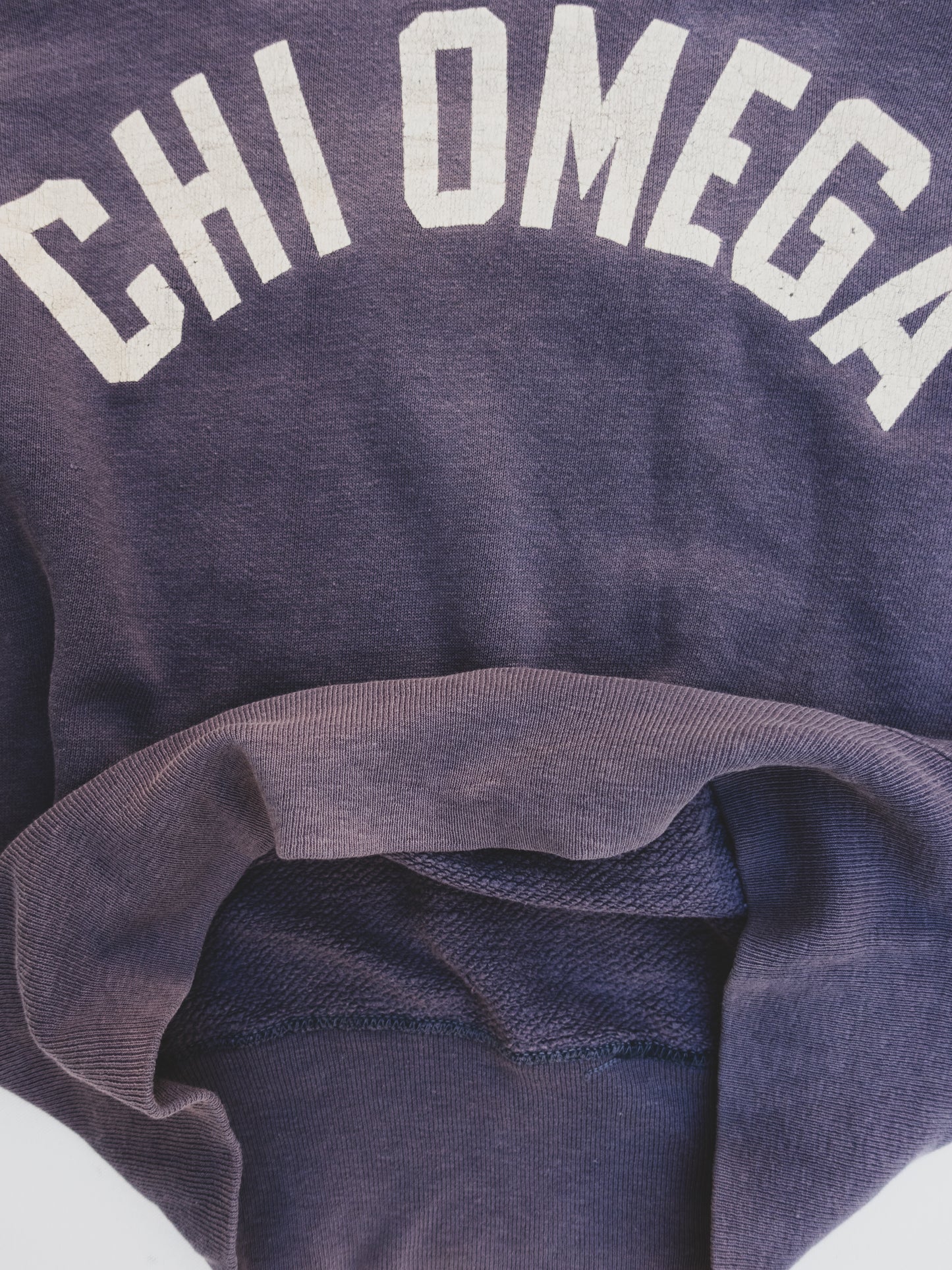 1950's Faded " CHI OMEGA " Sweat - S/M
