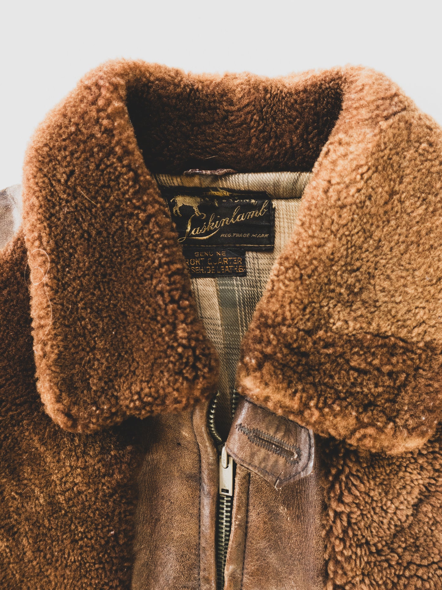1930’s Extremely Rare Grizzly Leather Jacket - S