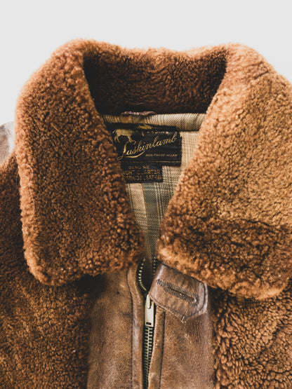 1930’s Extremely Rare Grizzly Leather Jacket - S
