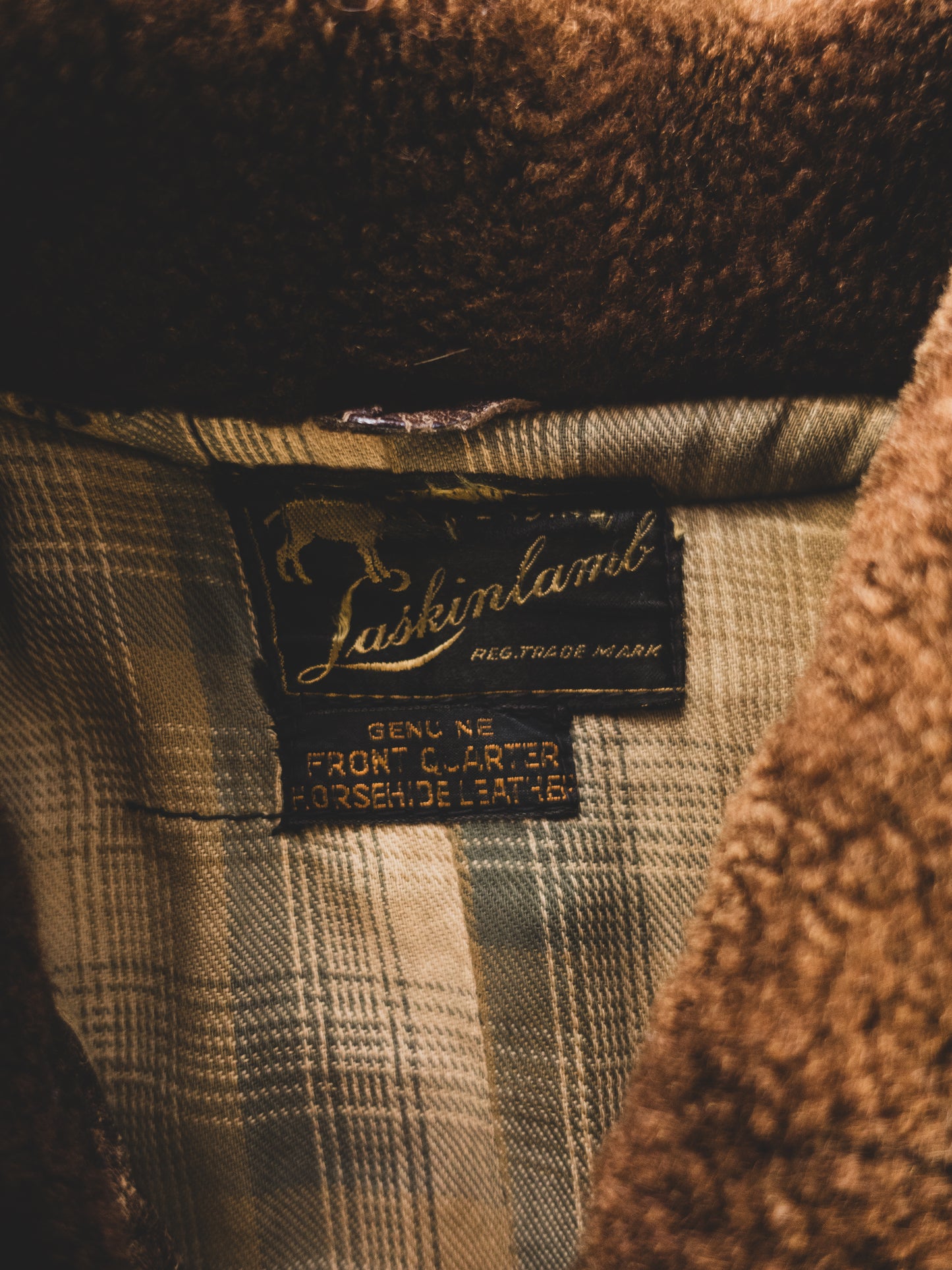 1930’s Extremely Rare Grizzly Leather Jacket - S