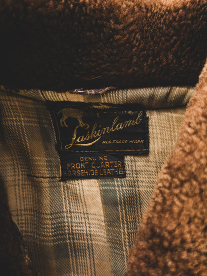 1930’s Extremely Rare Grizzly Leather Jacket - S